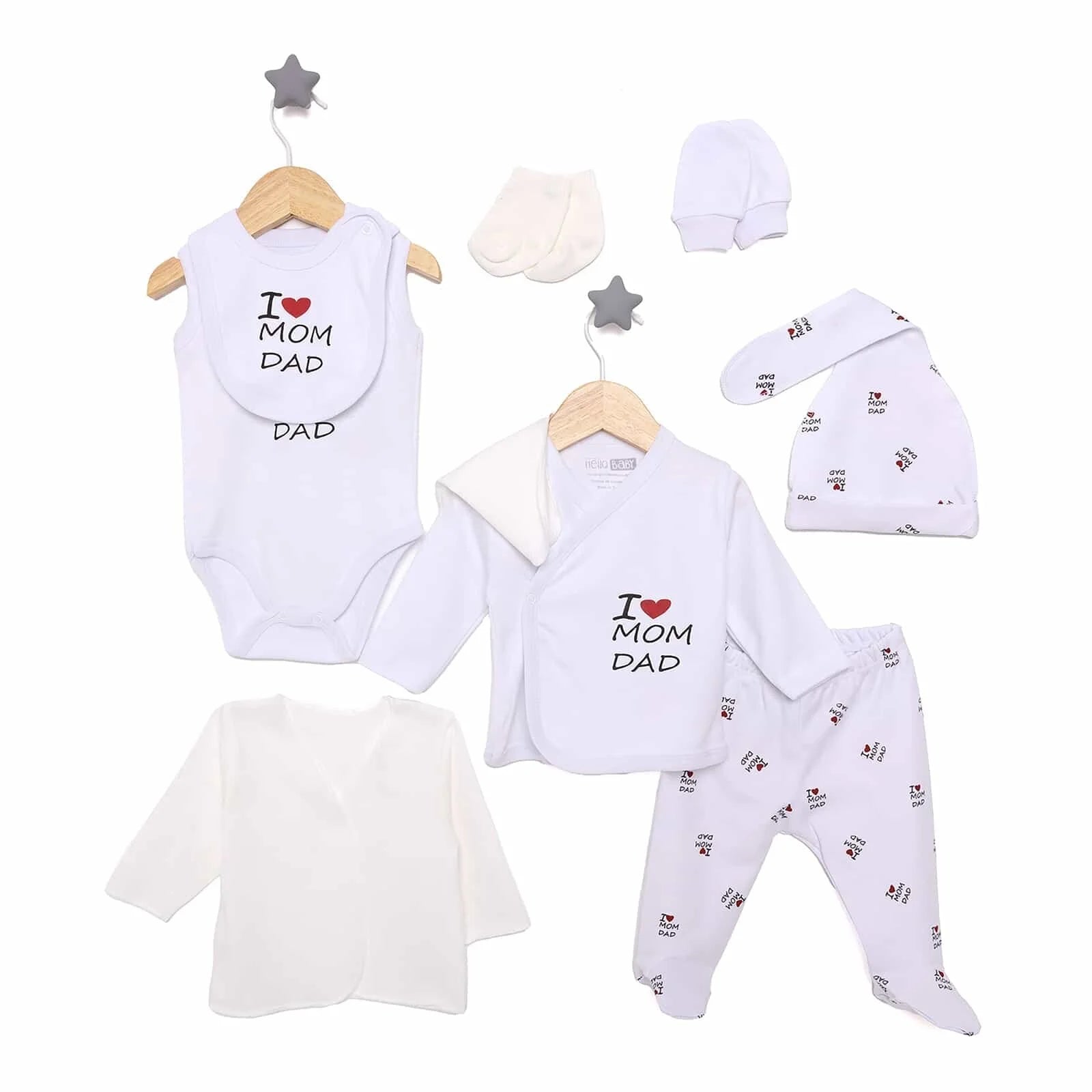 HelloBaby Girl 10 piece Newborn Set - Ecru - ebebek - Black Friday