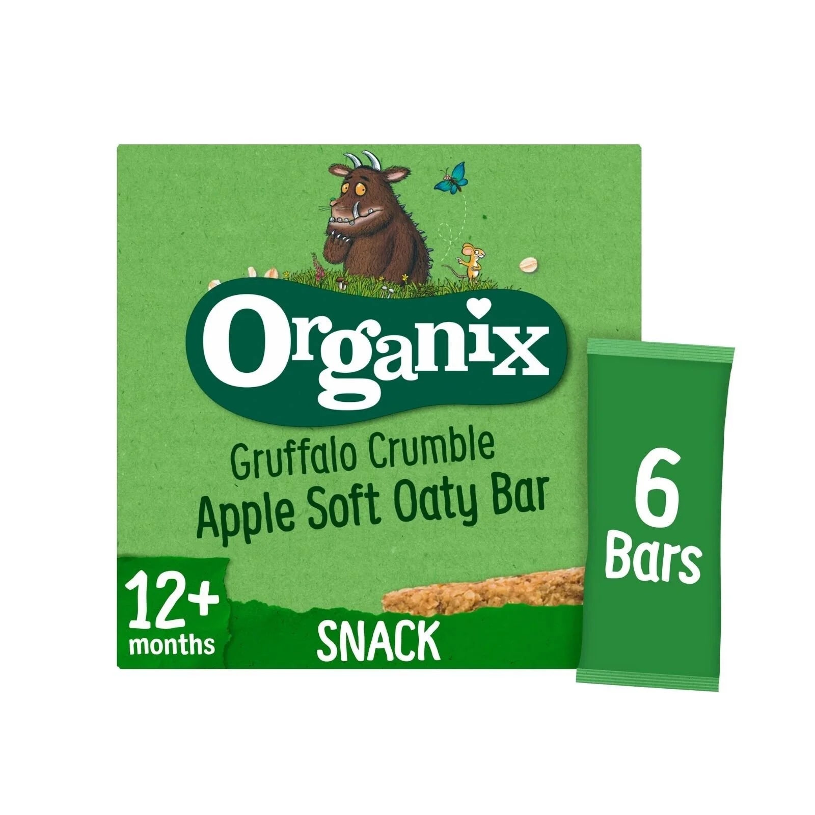 Organix Gruffalo Apple Crumble Oaty Bar 12+months 138g (6x23g) - ebebek - Black Friday