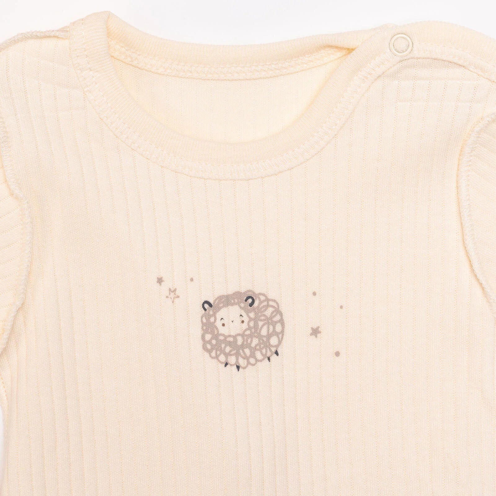 Bebetto Newborn Baby Girl Body - Footed Jumpsuit - Hat - Ecru - ebebek - Black Friday