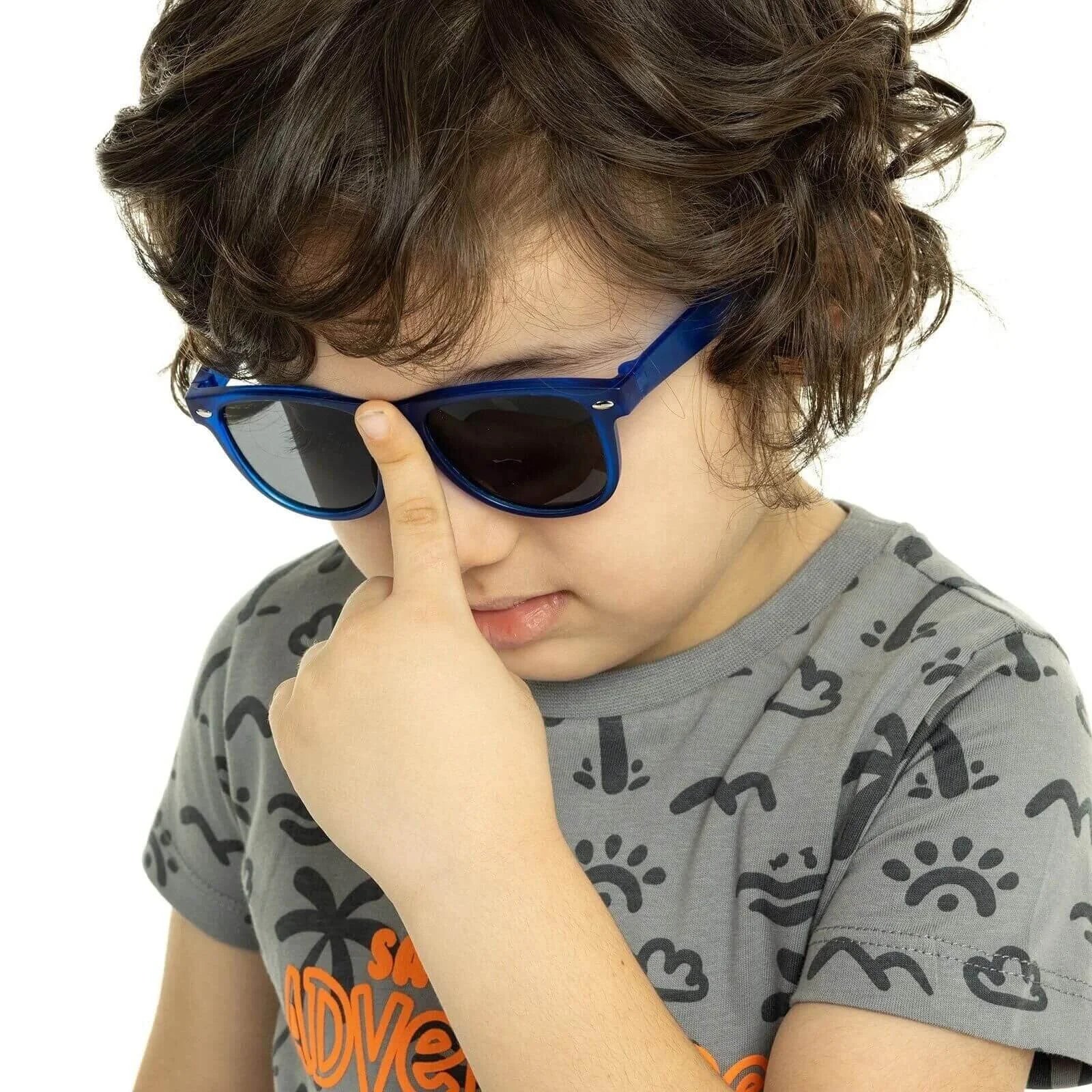 HelloBaby Transparent Square Sunglasses - Blue - ebebek - Black Friday