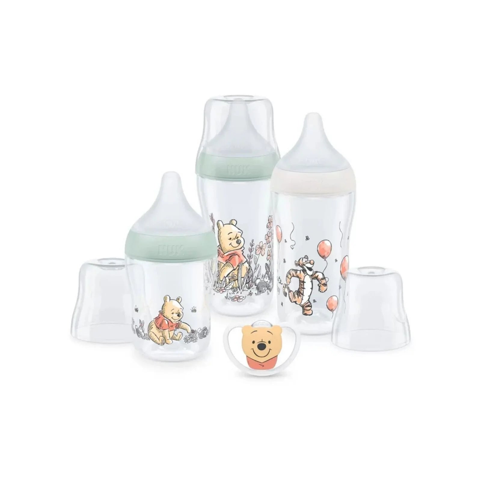 NUK Anti - Colic Perfect Match Starter Set Pack of 4 - Winnie the Pooh - ebebek - Black Friday