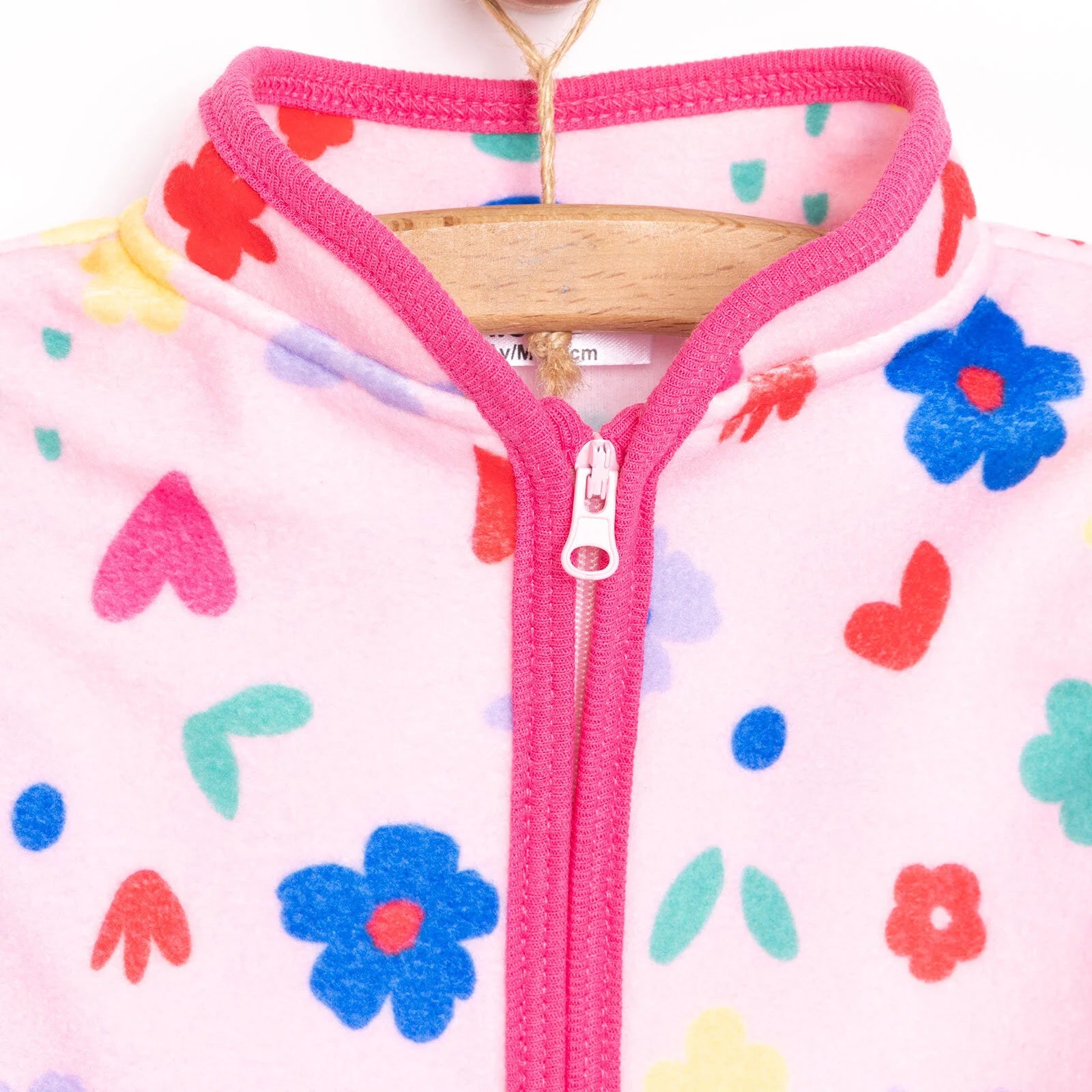 HelloBaby Basic Repeat Printed Fleece Cardigan - Printed - ebebek - Black Friday