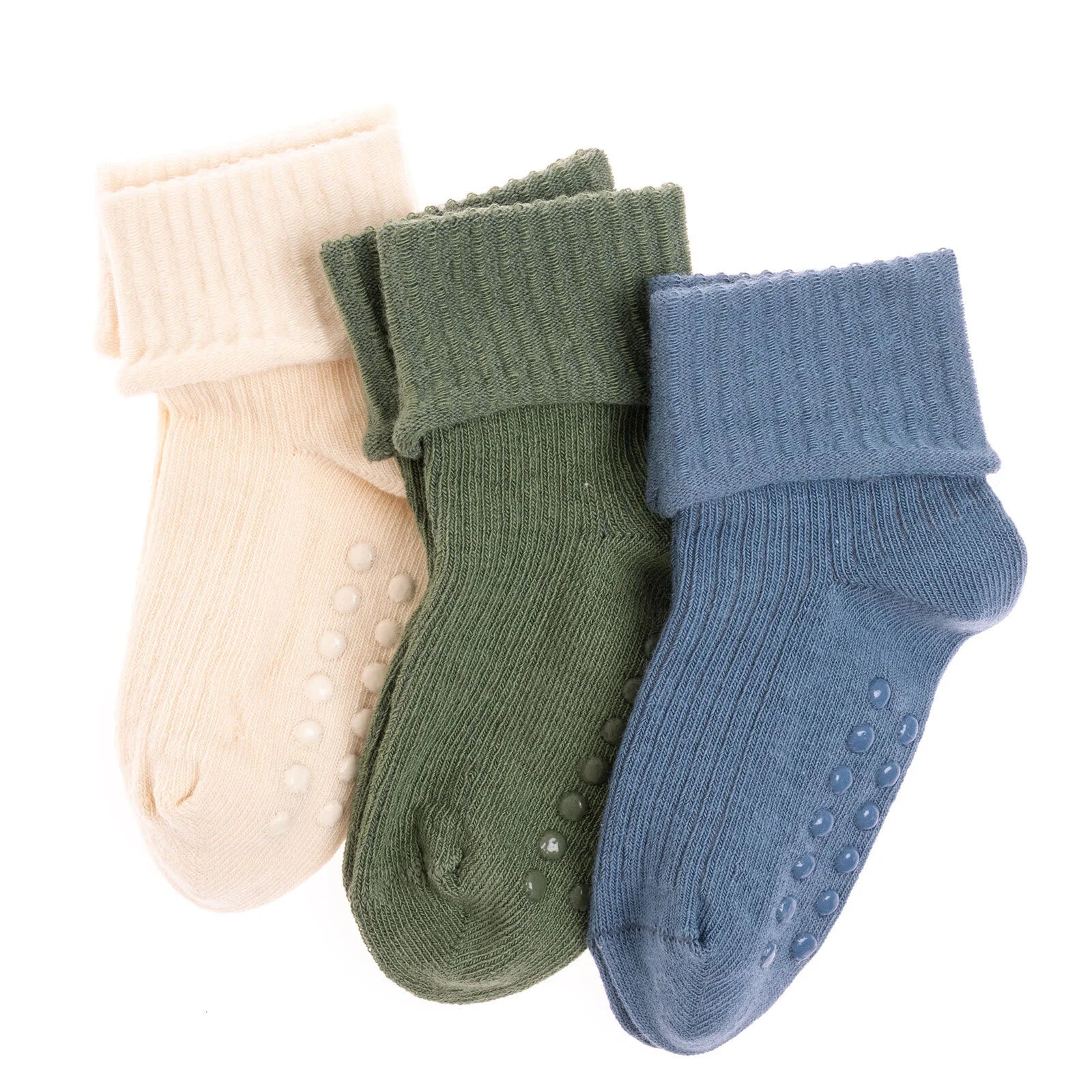 HelloBaby Unisex Pack of 3 Socks - Green - ebebek - Black Friday