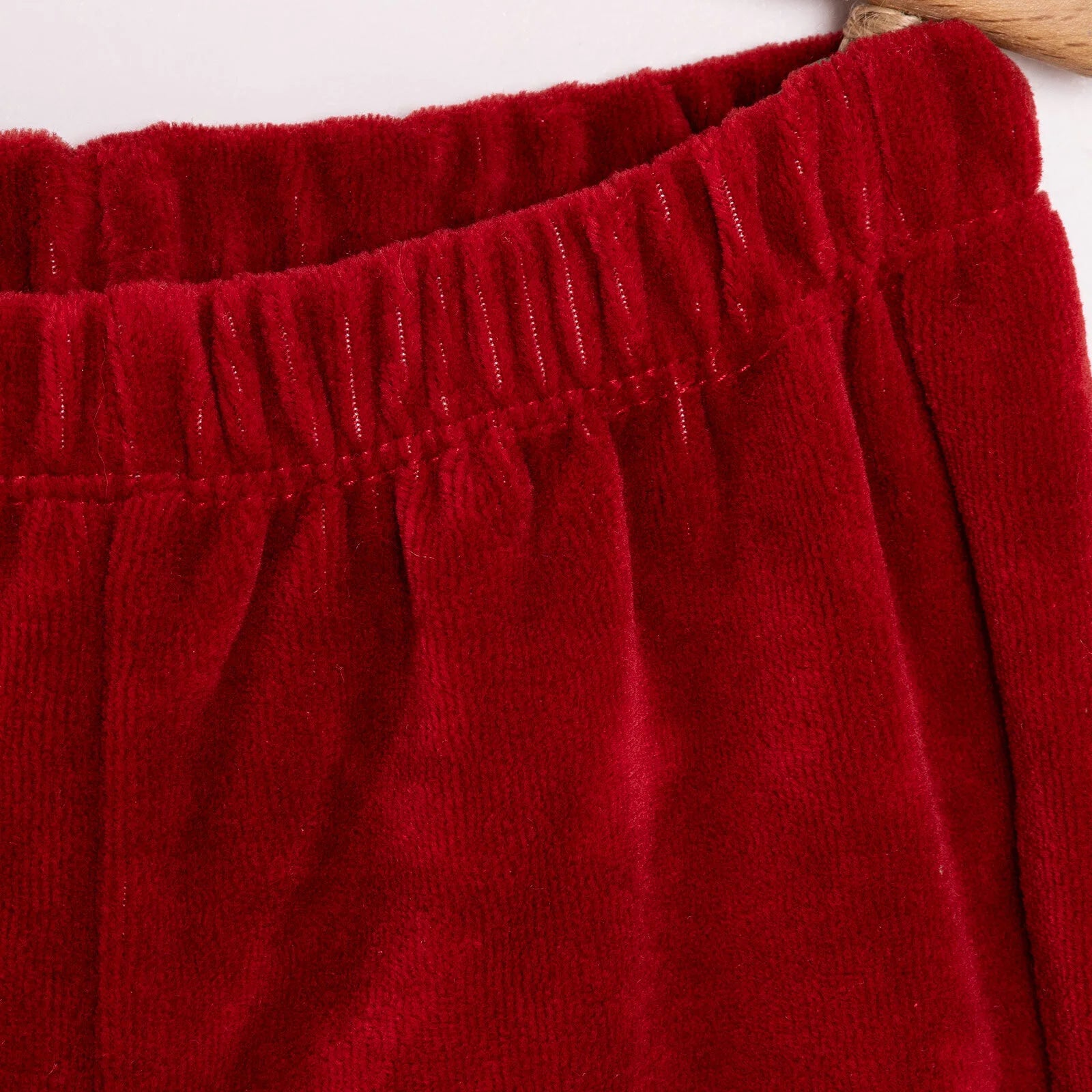 HelloBaby Basic Velvet Joggers - Maroon - ebebek - Black Friday