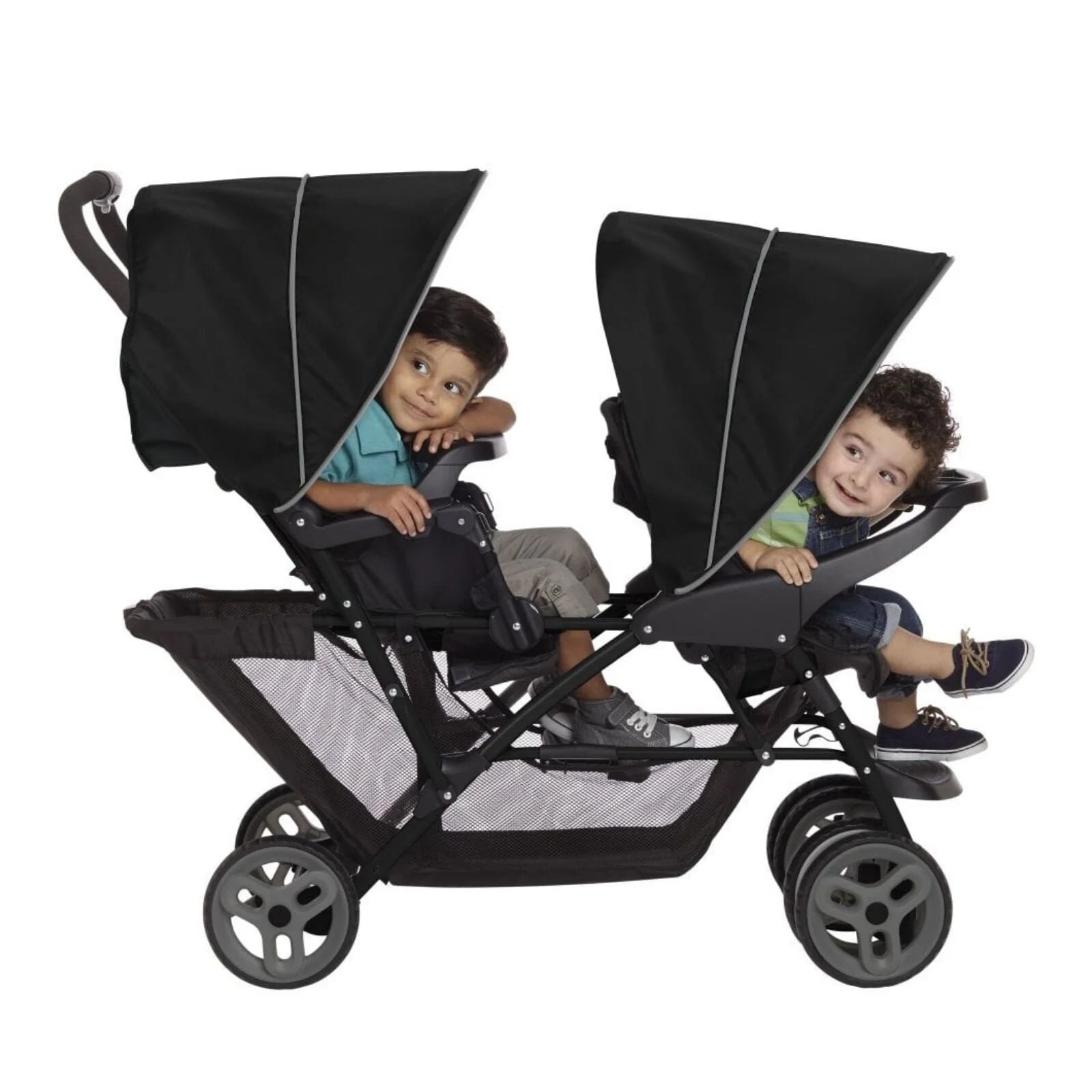 Graco Stadium Duo Tandem Stroller - Black/Grey - ebebek - Black Friday