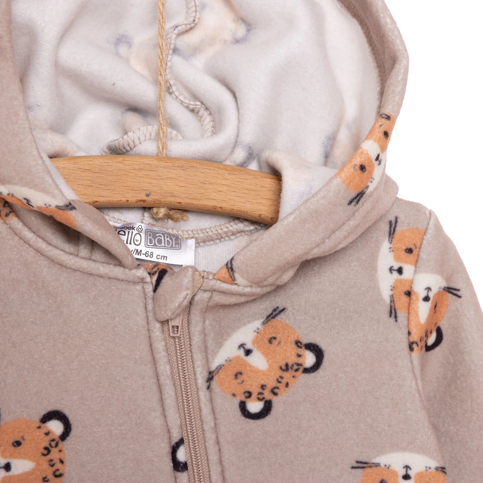 HelloBaby Fleece Jumpsuit - Printed - ebebek - Black Friday