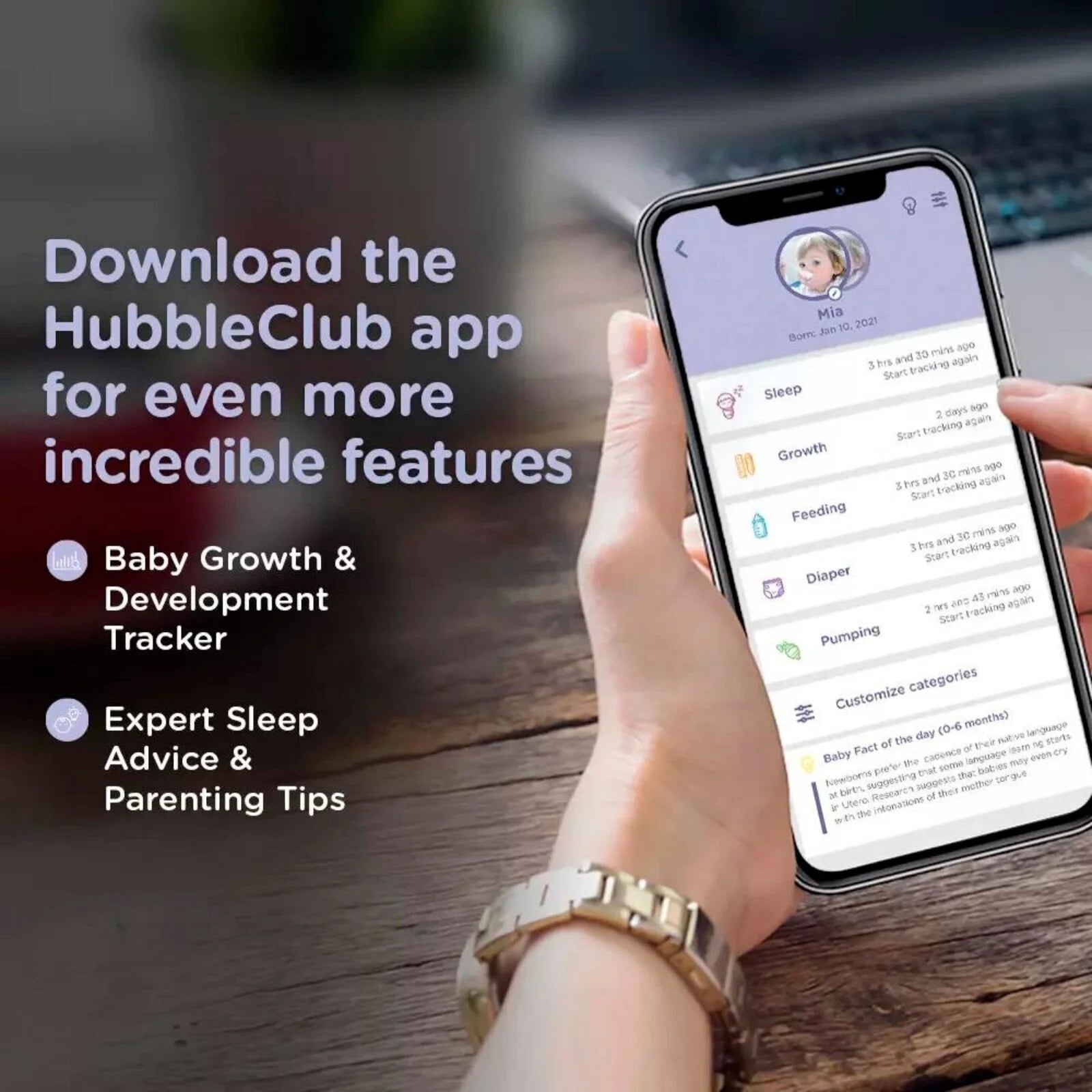 Hubble Nursery View Glow - 2.8" Video Baby Monitor White - ebebek - Black Friday