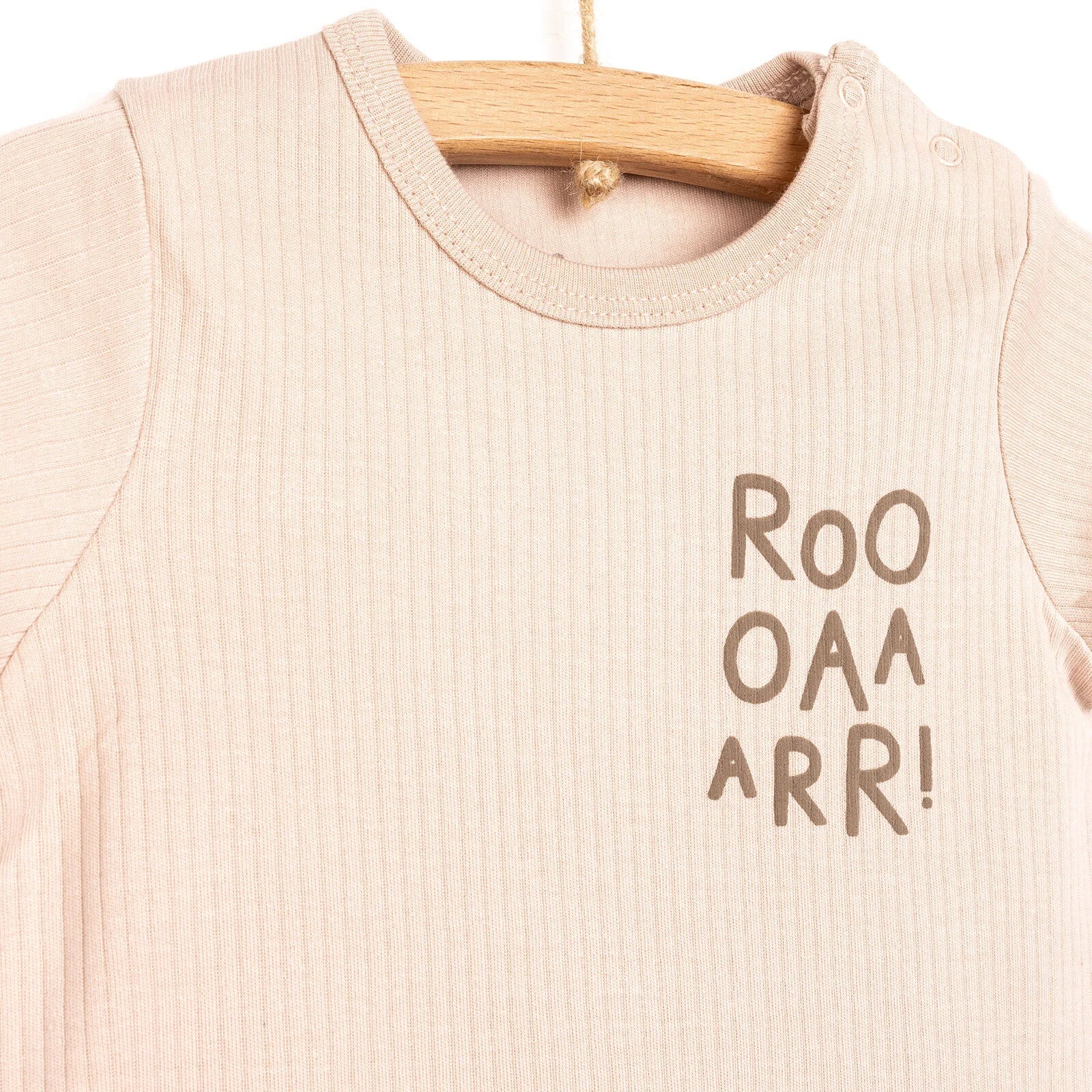 Bebbek Newborn Unisex Short Overalls - Beige - ebebek - Black Friday