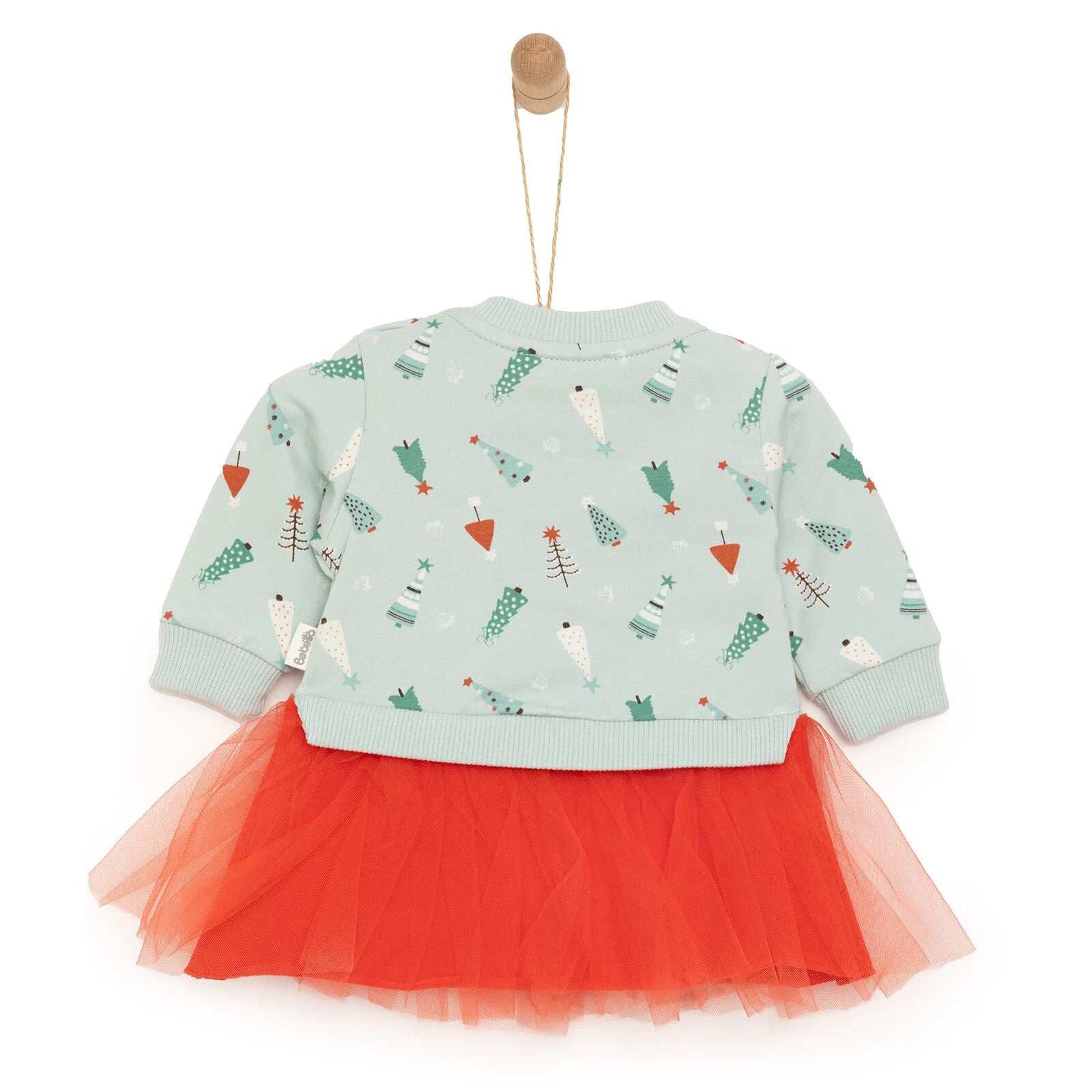 Bebetto Newborn Christmas Dress - Orange - ebebek - Black Friday
