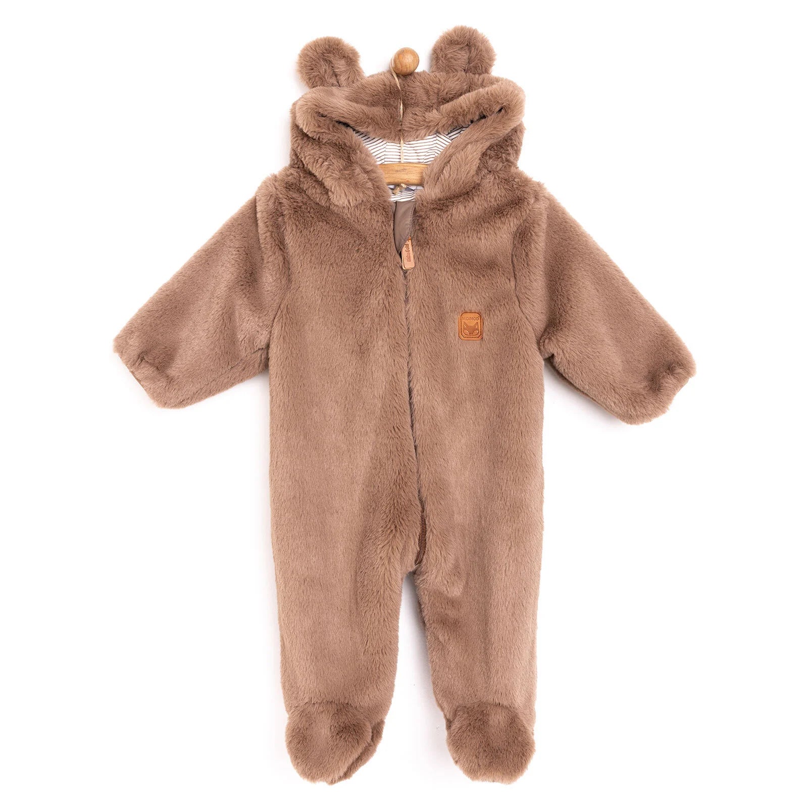 MidiMod Newborn Baby Boy Jumpsuit - Brown - ebebek - Black Friday