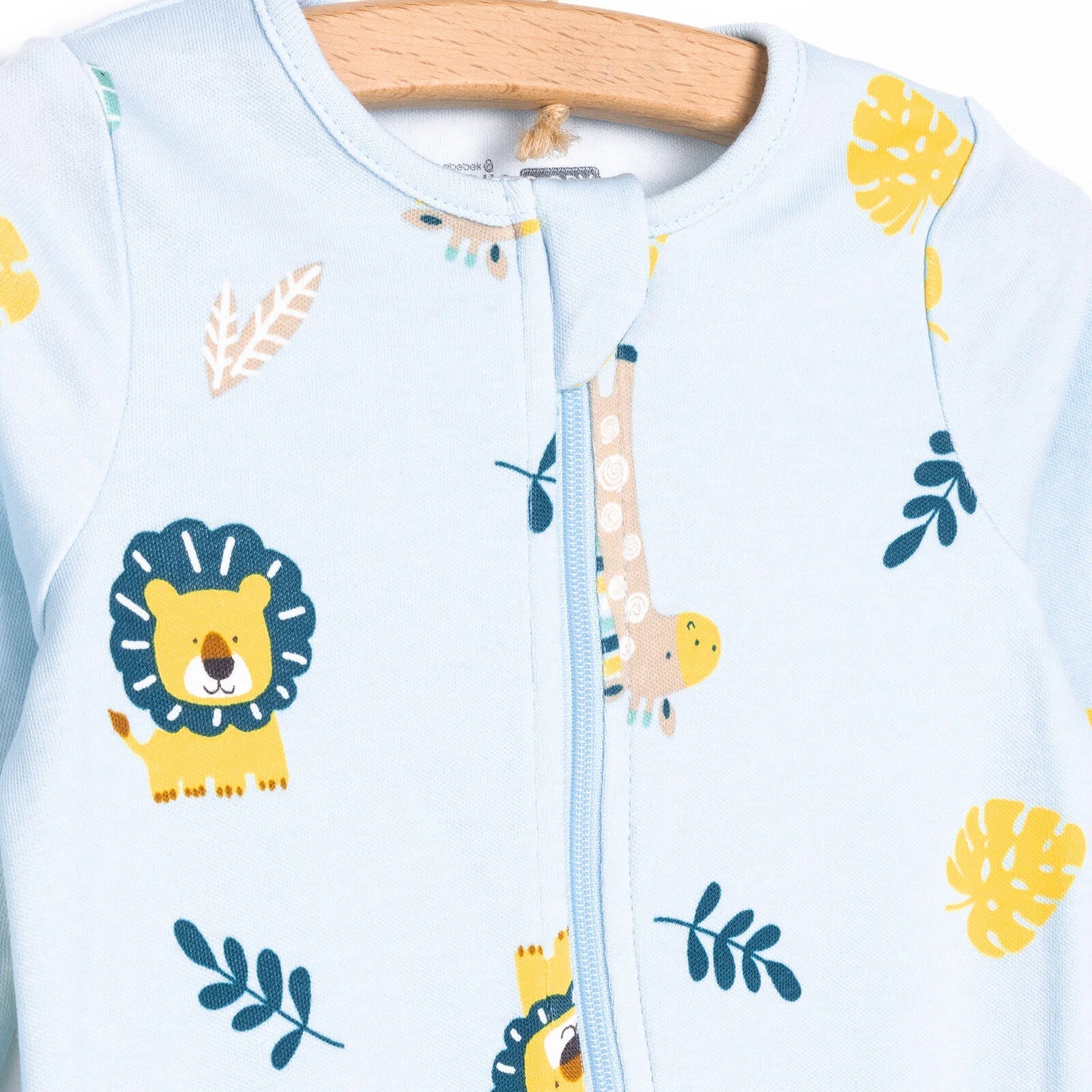 HelloBaby Footed Jumpsuit - Light Blue - ebebek - Black Friday