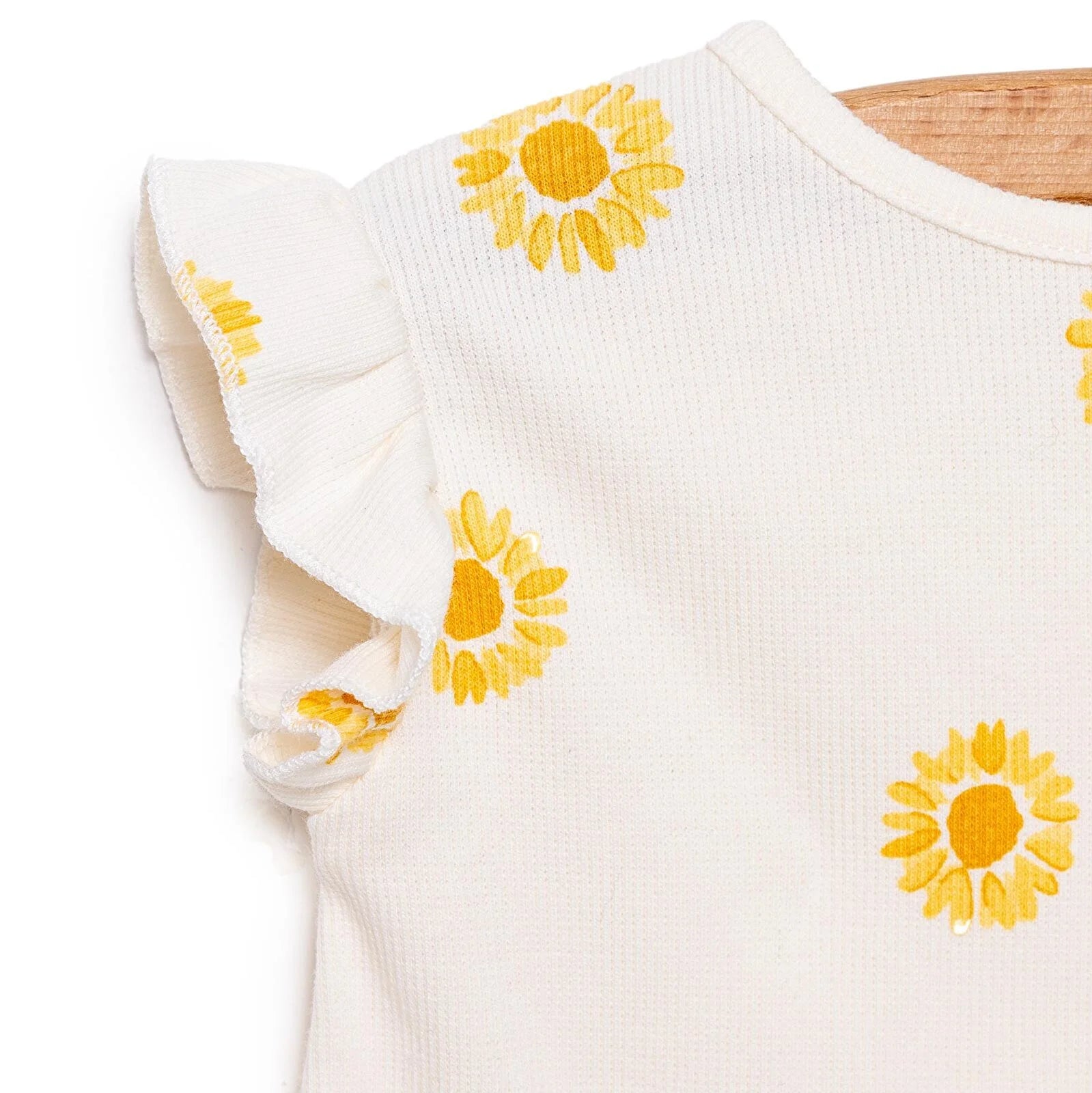 HelloBaby Sun Flower Girl Blouse - Tight - Ecru - ebebek - Black Friday