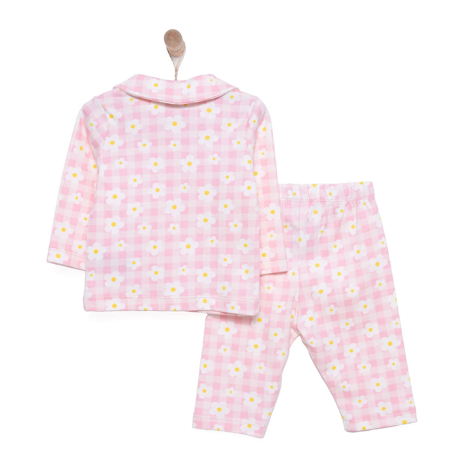 HelloBaby Girl Long Sleeve Pyjamas Set - Light Pink - ebebek - Black Friday