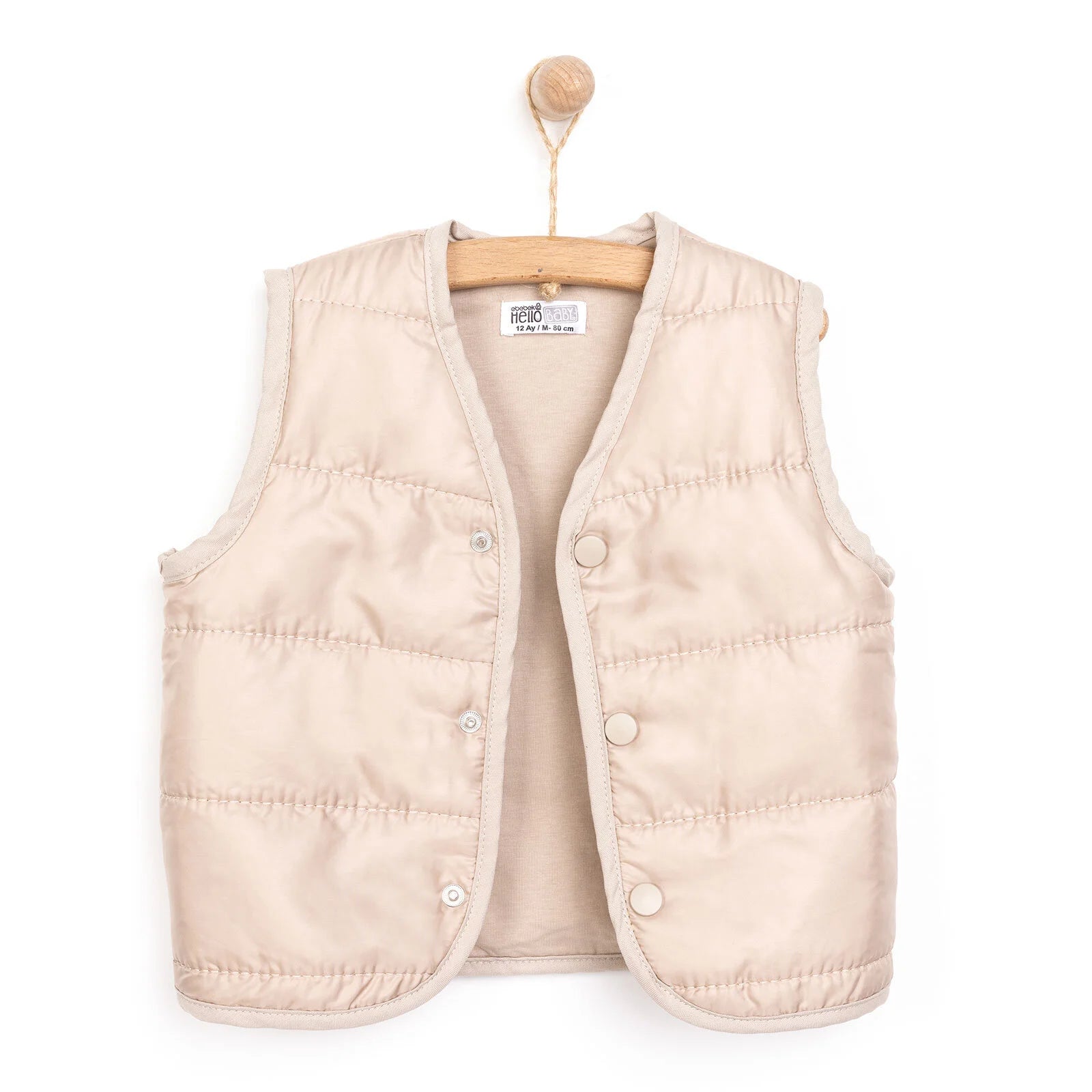 HelloBaby Basic Yelek - Beige - ebebek - Black Friday