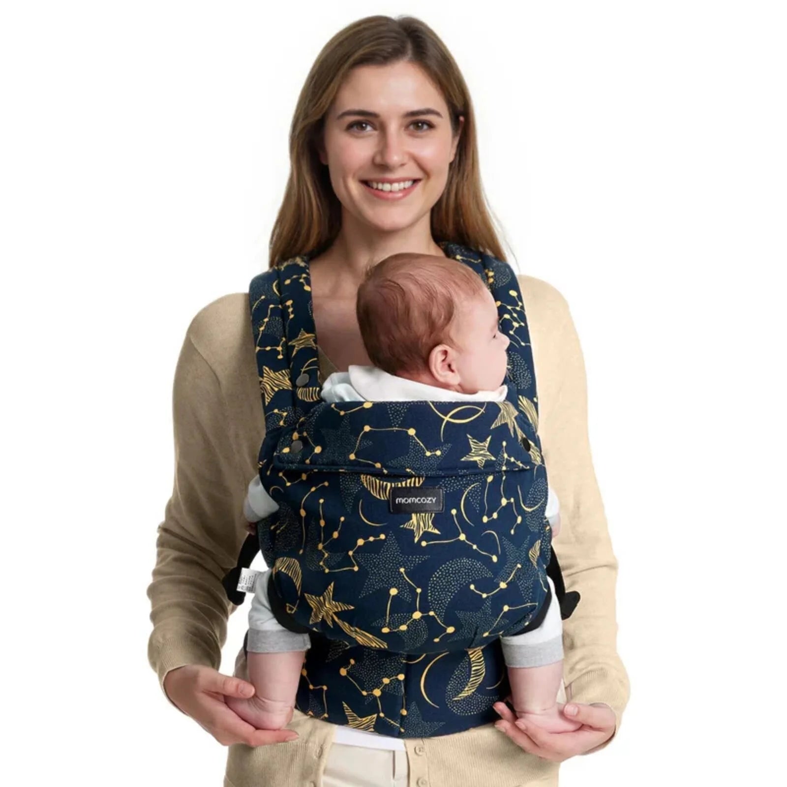 Momcozy Baby Carrier Newborn to Toddler Cotton - Starry Night - ebebek - Black Friday