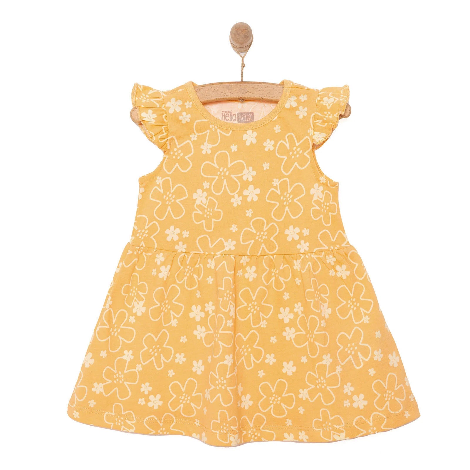 HelloBaby Basic Girl Flowers Printed DreSS - Orange - ebebek - Black Friday