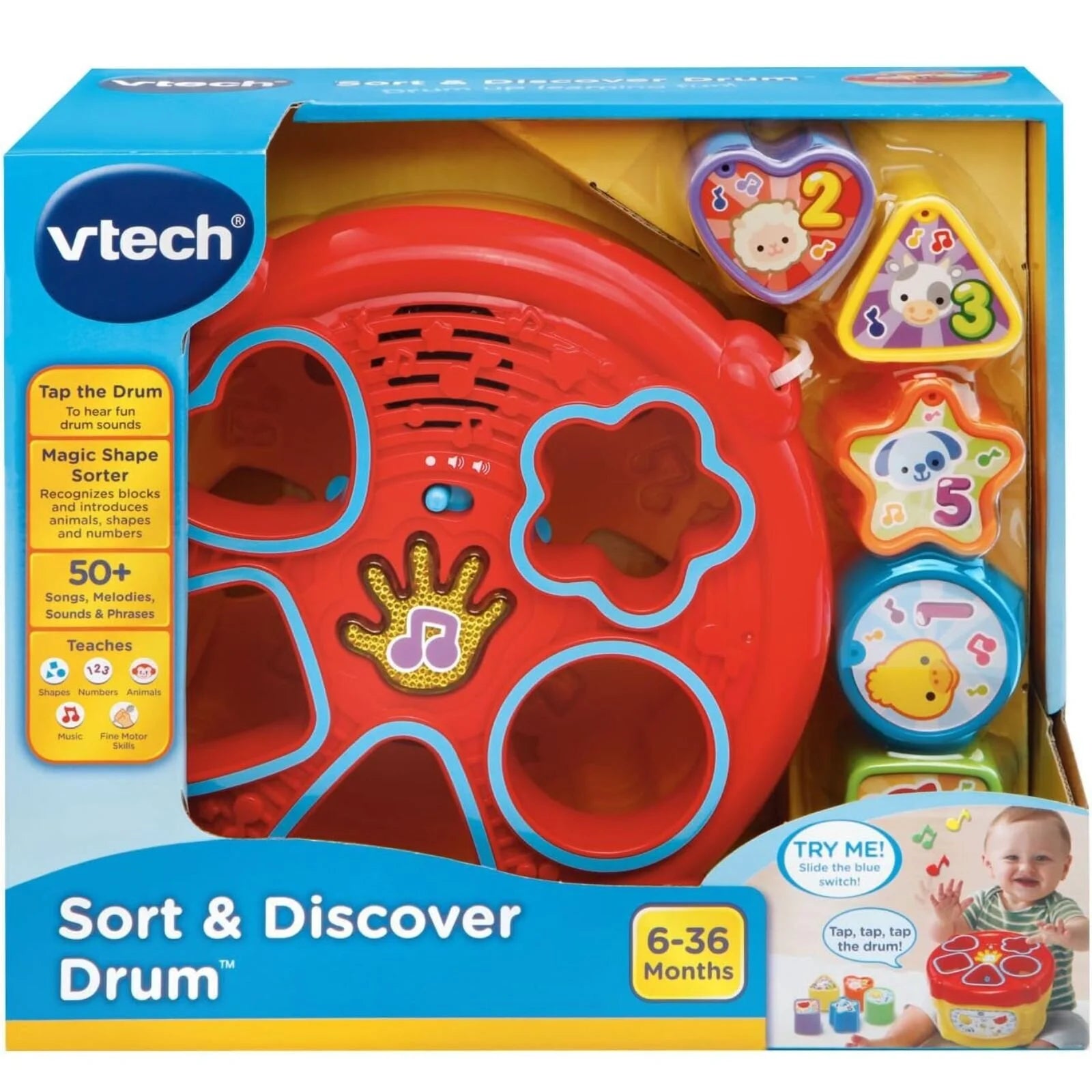 VTech Sort & Discover Drum - ebebek - Black Friday
