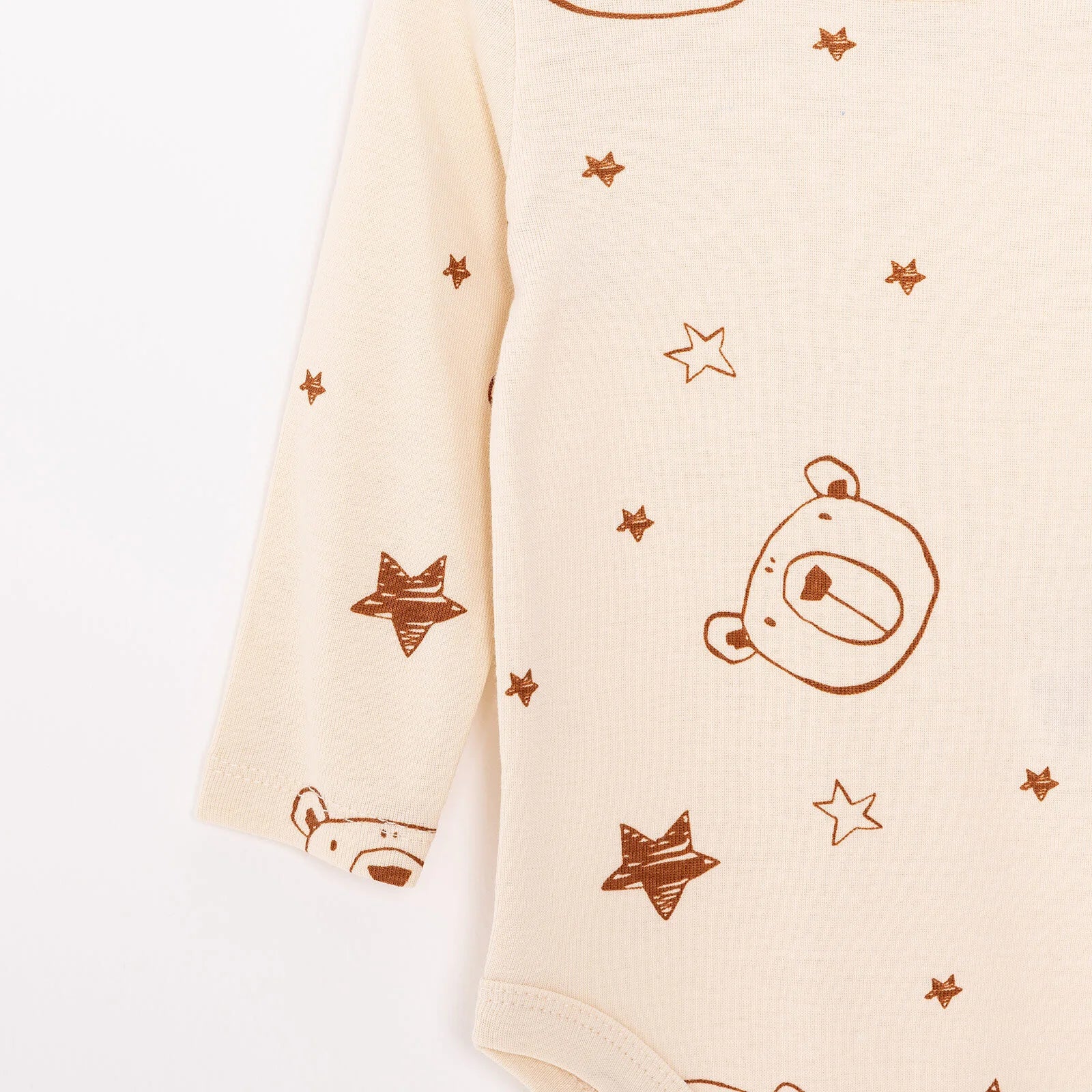 HelloBaby Baby Boy Long Sleeve Body - Beige - ebebek - Black Friday