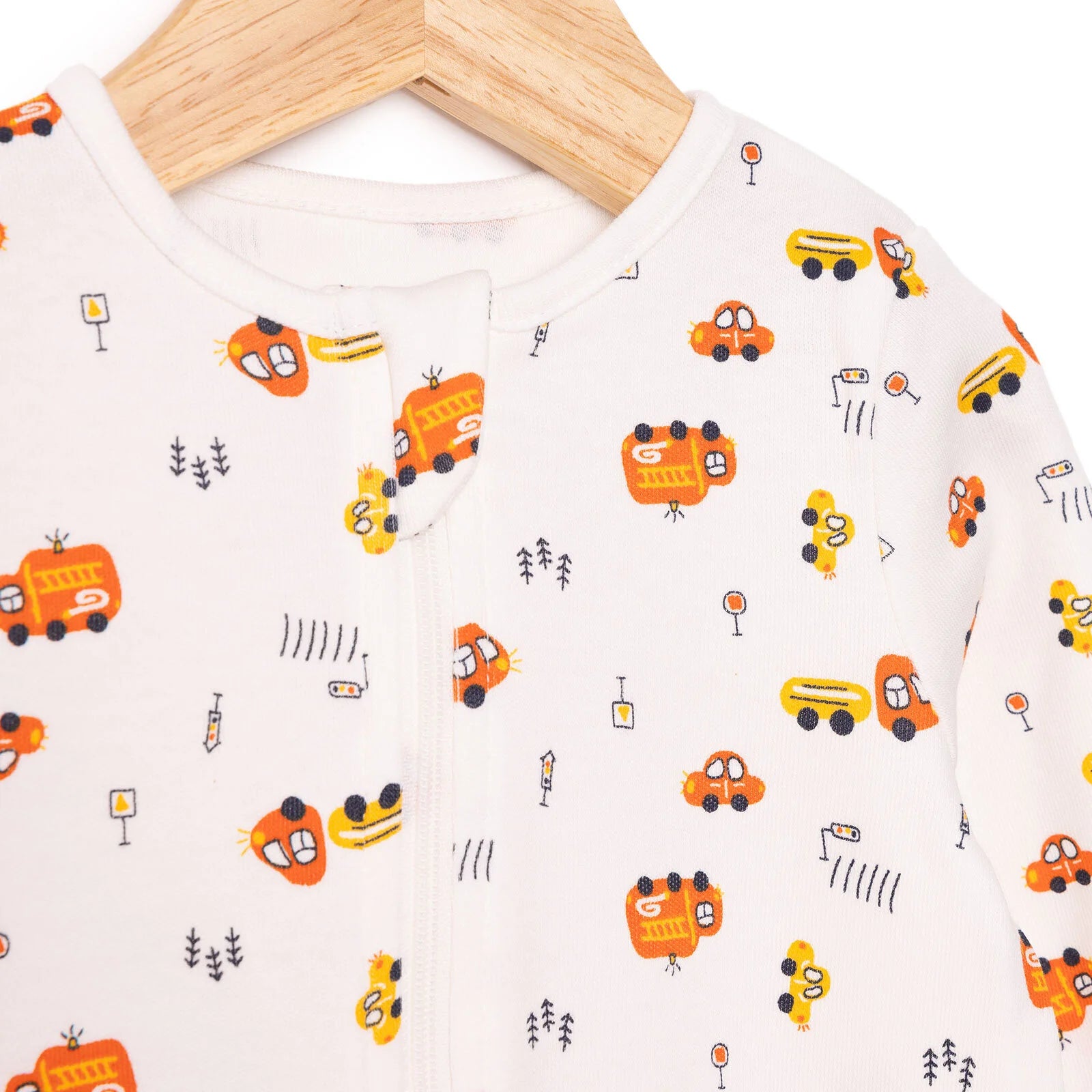 HelloBaby Newborn Baby Boy Footed Jumpsuit - Ecru - ebebek - Black Friday