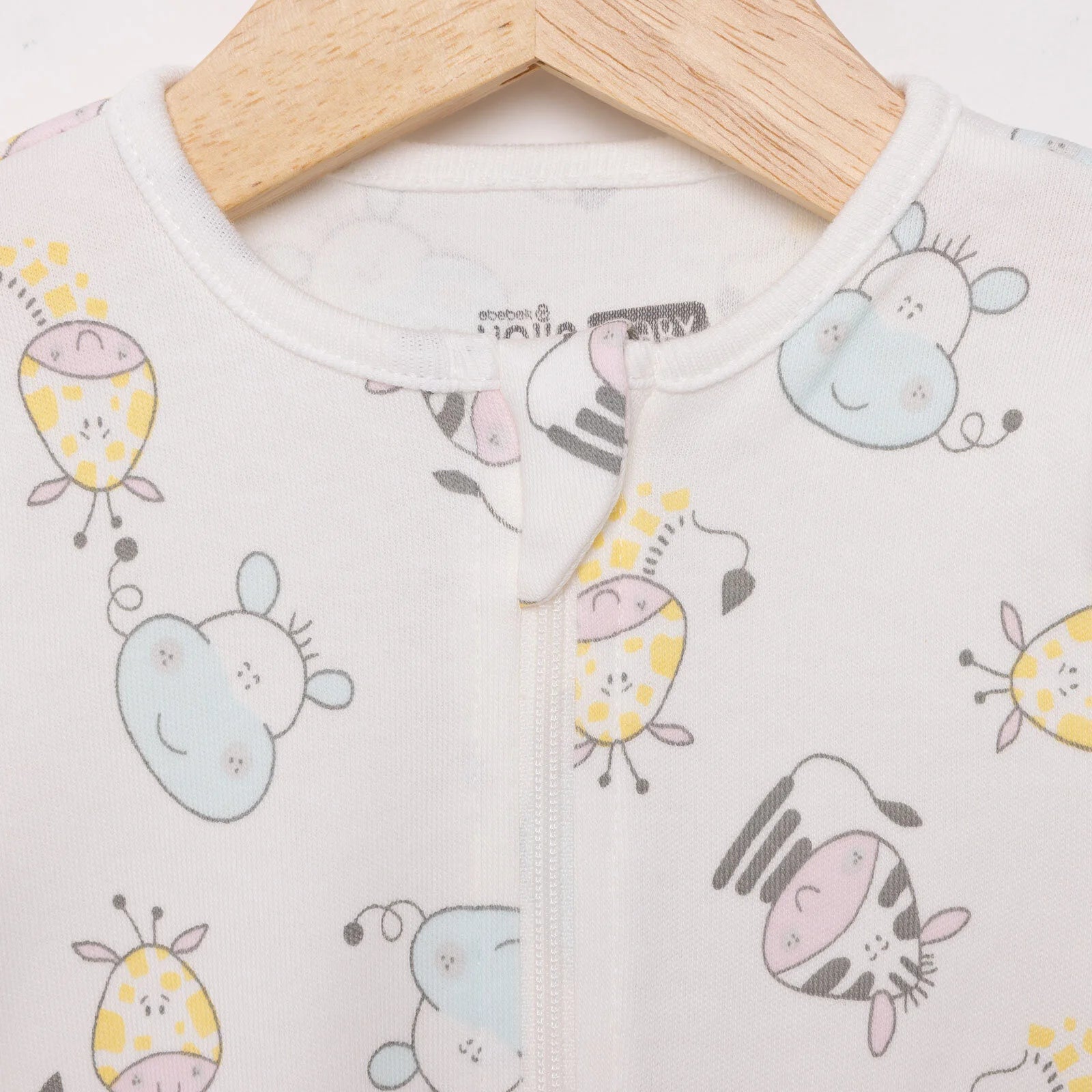 HelloBaby Newborn Girl Footed Jumpsuit - Ecru - ebebek - Black Friday