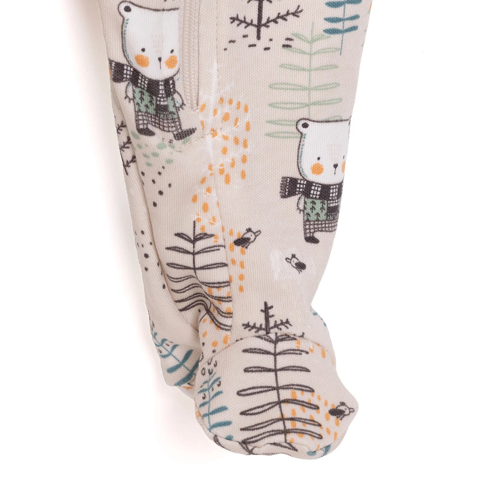 HelloBaby Footed Jumpsuit - Beige - ebebek - Black Friday