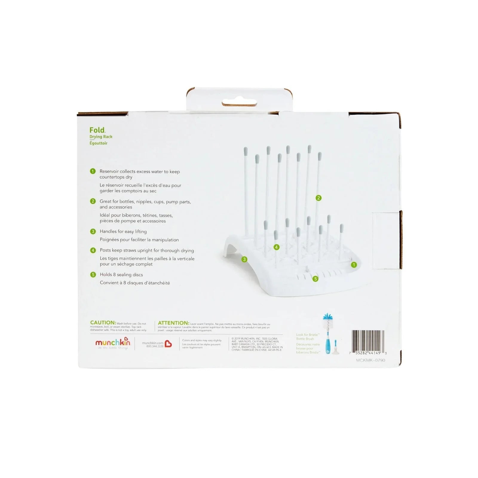 Munchkin Fold Deluxe Bottle Drying Rack - ebebek - Black Friday