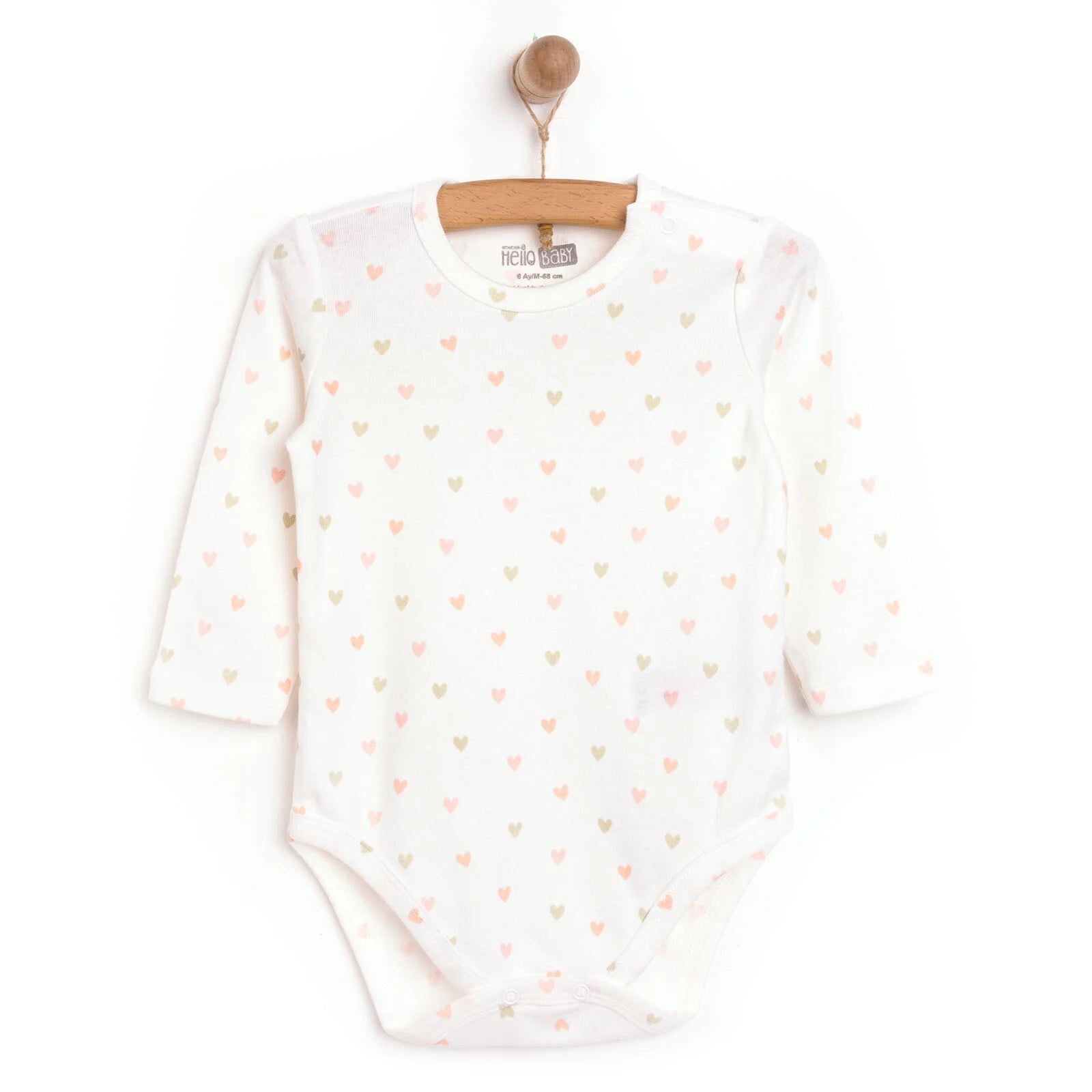 HelloBaby Baby Girl Long Sleeve Body - Beige - ebebek - Black Friday