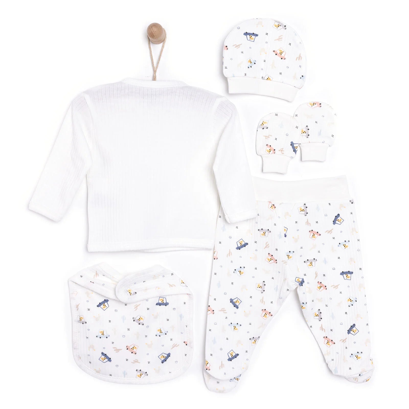 Tiffany Baby Boy Clothes Hanger 5 pcs - Ecru - ebebek - Black Friday