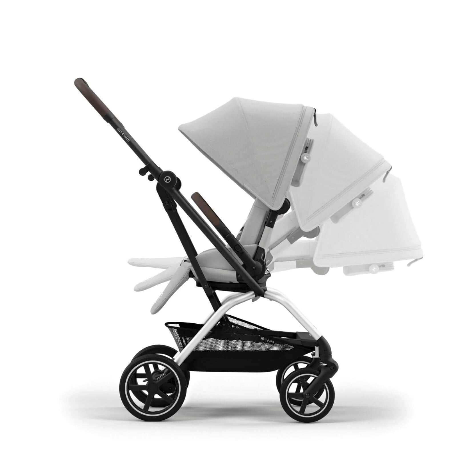 Outlet - Cybex Eezy S Twist+2 Pushchair - Fog Grey - ebebek - Black Friday