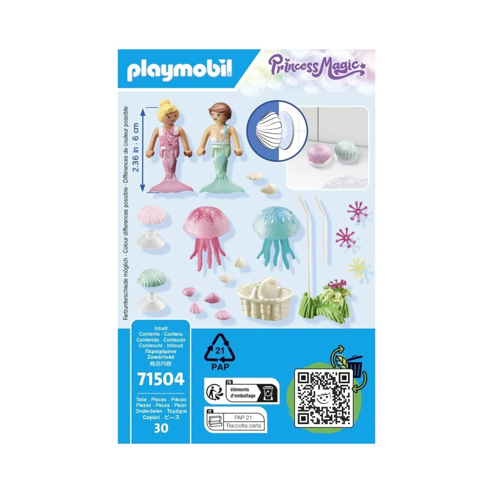 Playmobil Princess Magic 71504 Mermaid Children with Jellyfish - ebebek - Black Friday