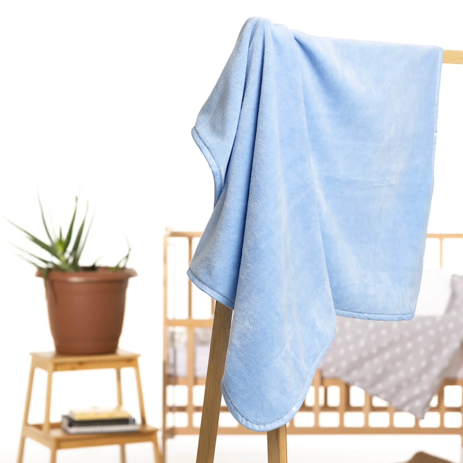 Mollia Welsoft Unisex Baby Blanket 80x100cm - Light Blue - ebebek - Black Friday