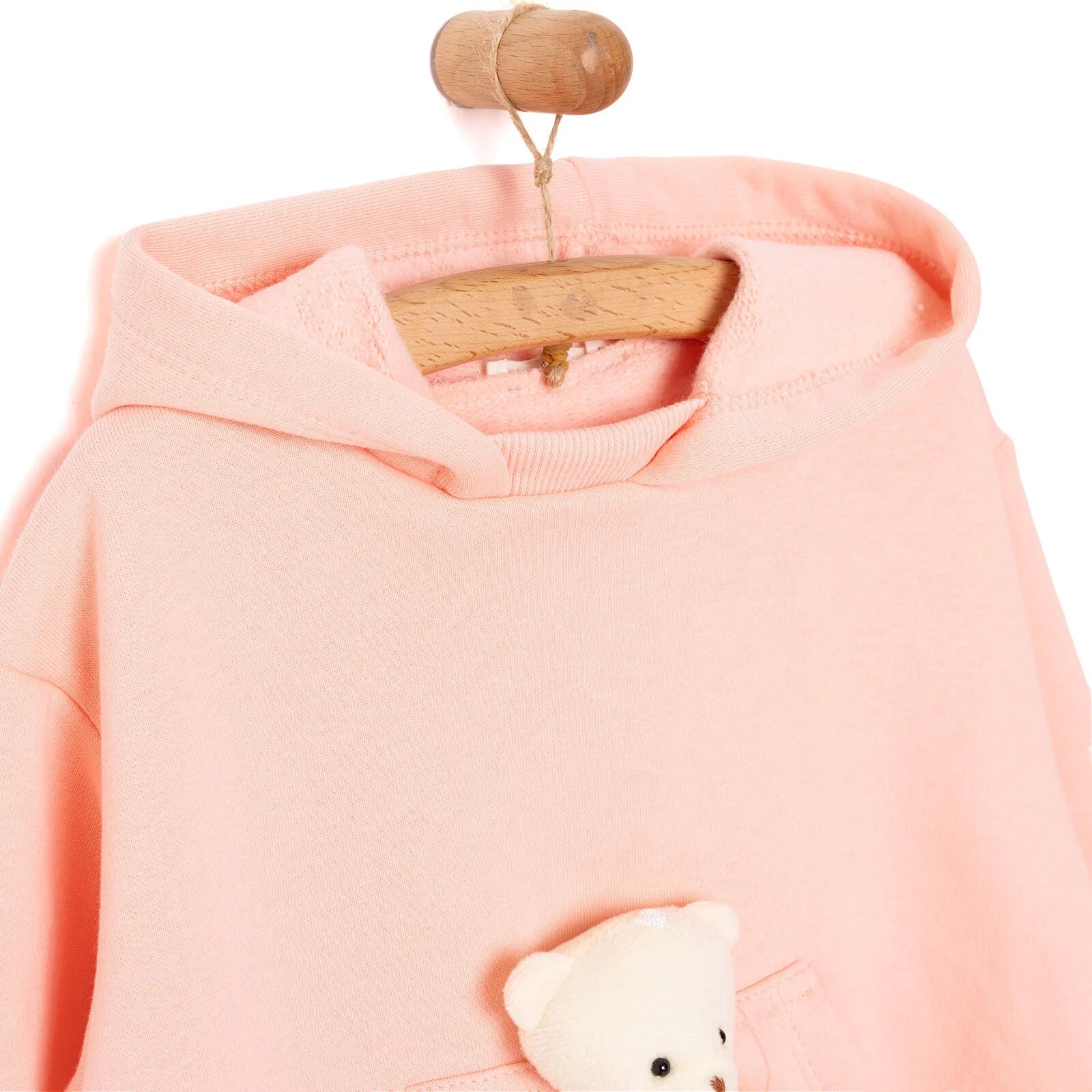 Tuffy Teddy Line Girl Jogging Set - Pink - ebebek - Black Friday