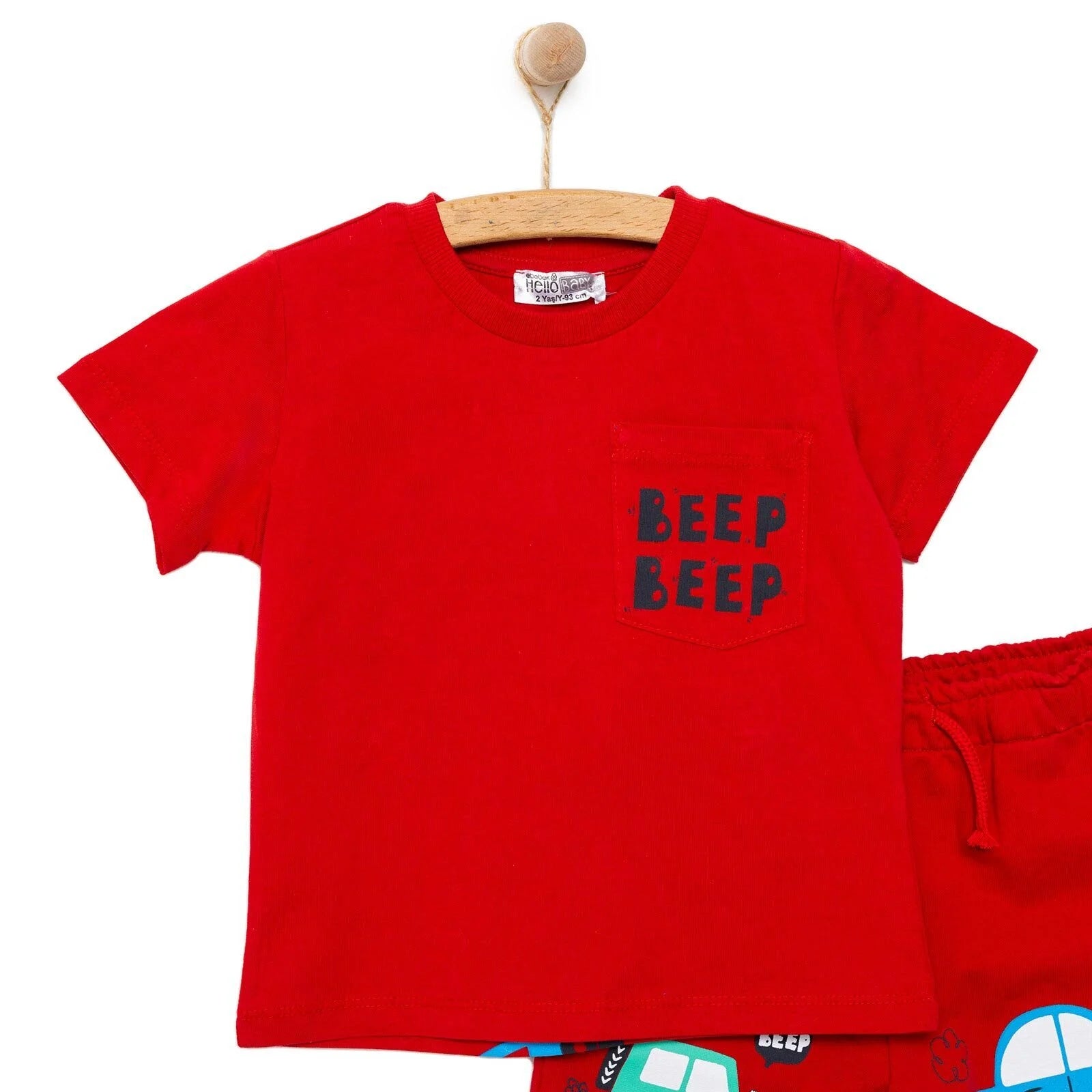 HelloBaby Cars&Roads Road Printed Boy Tshirt - Red - ebebek - Black Friday