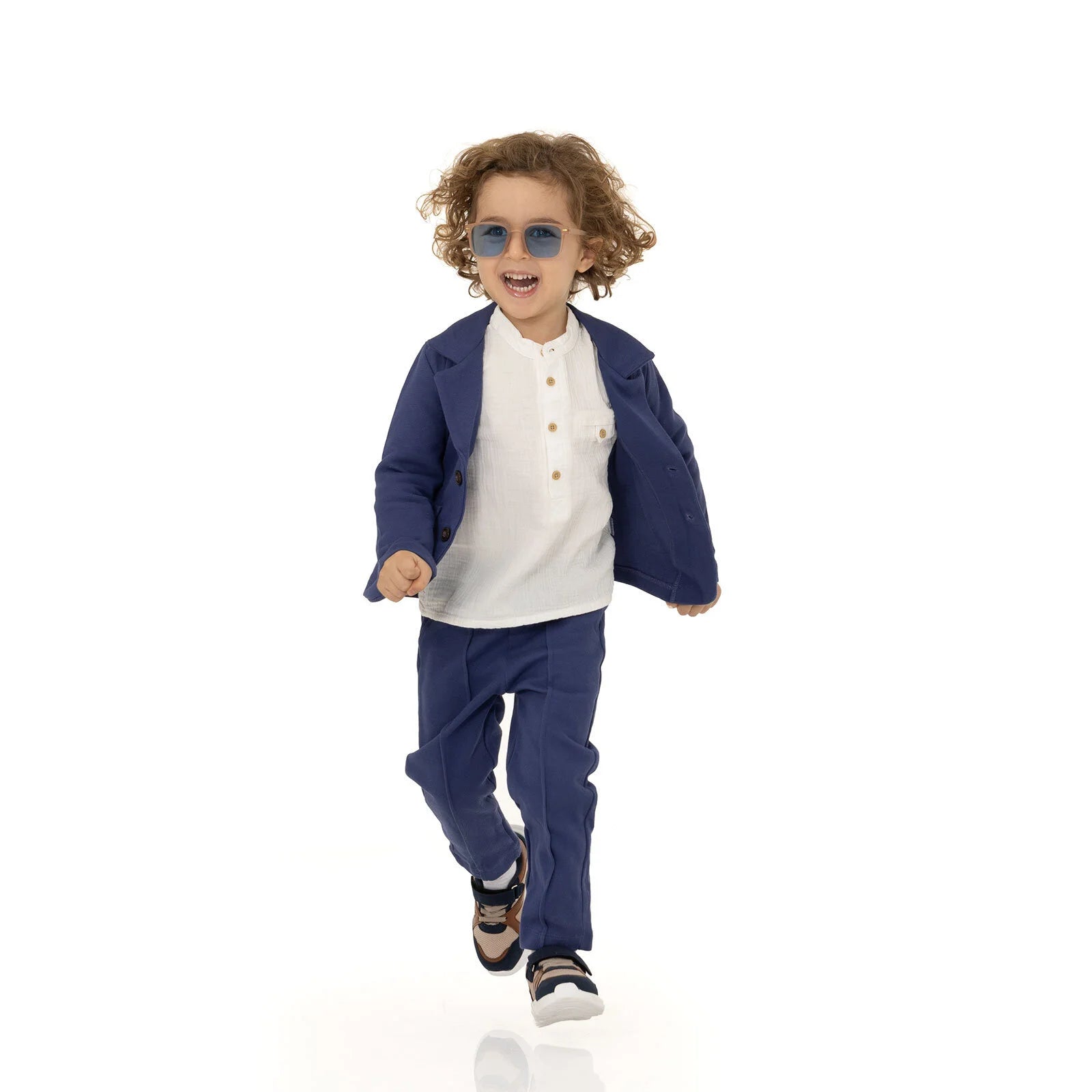 HelloBaby Little Sailor Boy Shirt - Ecru - ebebek - Black Friday