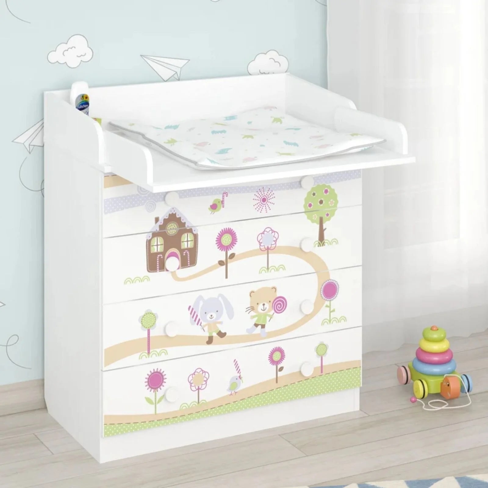 Shefa Kids 800 Changing Dresser - Gingerbread House - ebebek - Black Friday