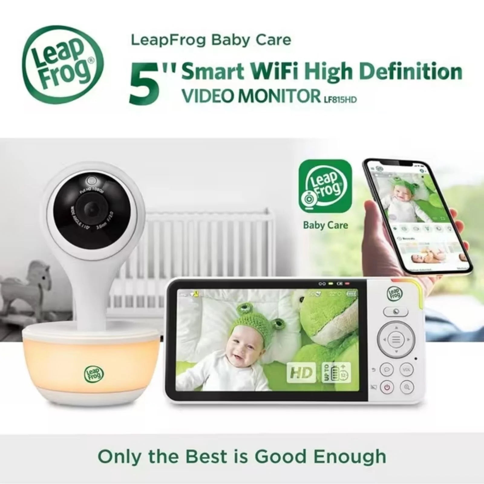 LeapFrog LF815HD Wi - Fi Smart 5" HD Video Baby Monitor - ebebek - Black Friday