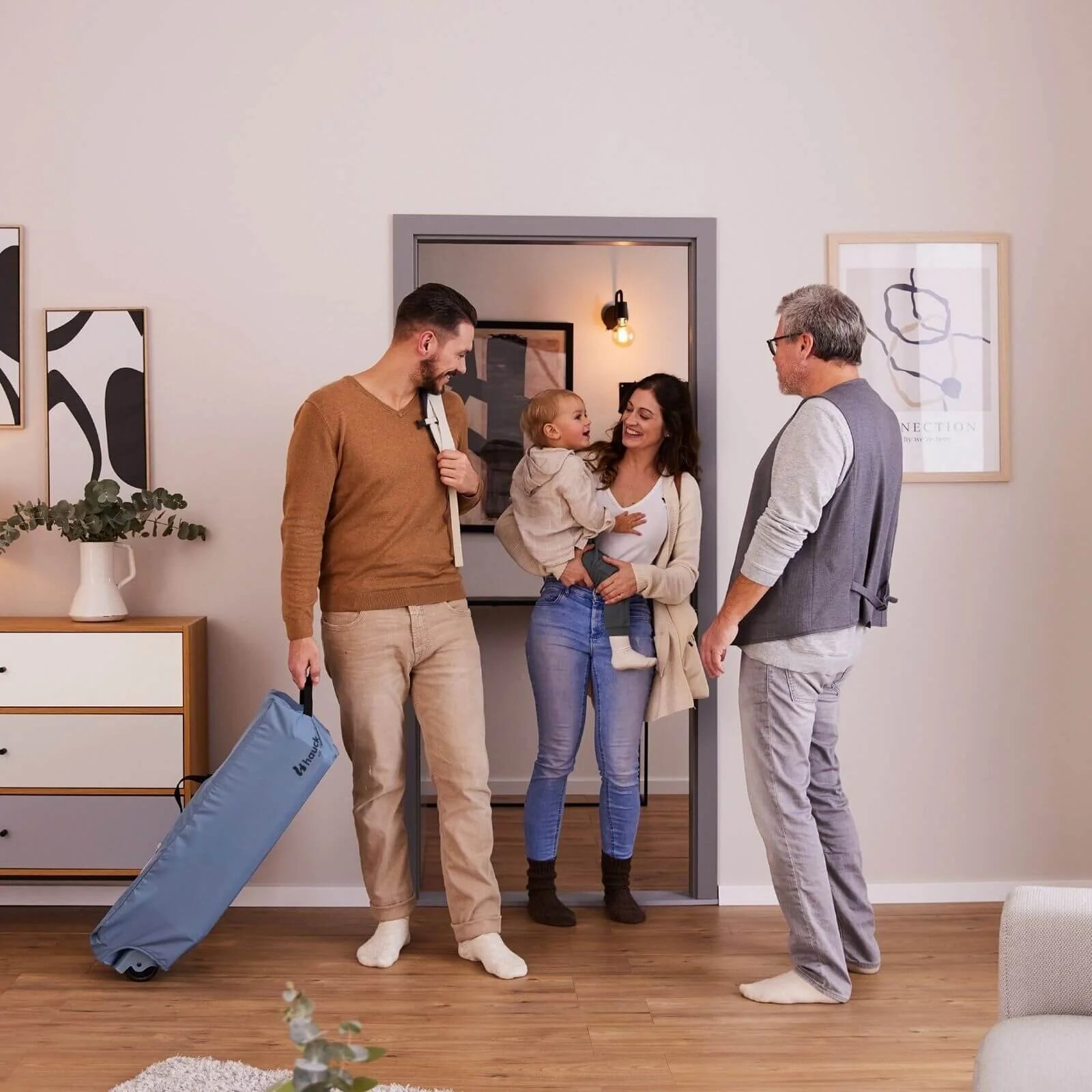 Hauck Sleep N Play Go Plus - Dusty Blue - ebebek - Black Friday