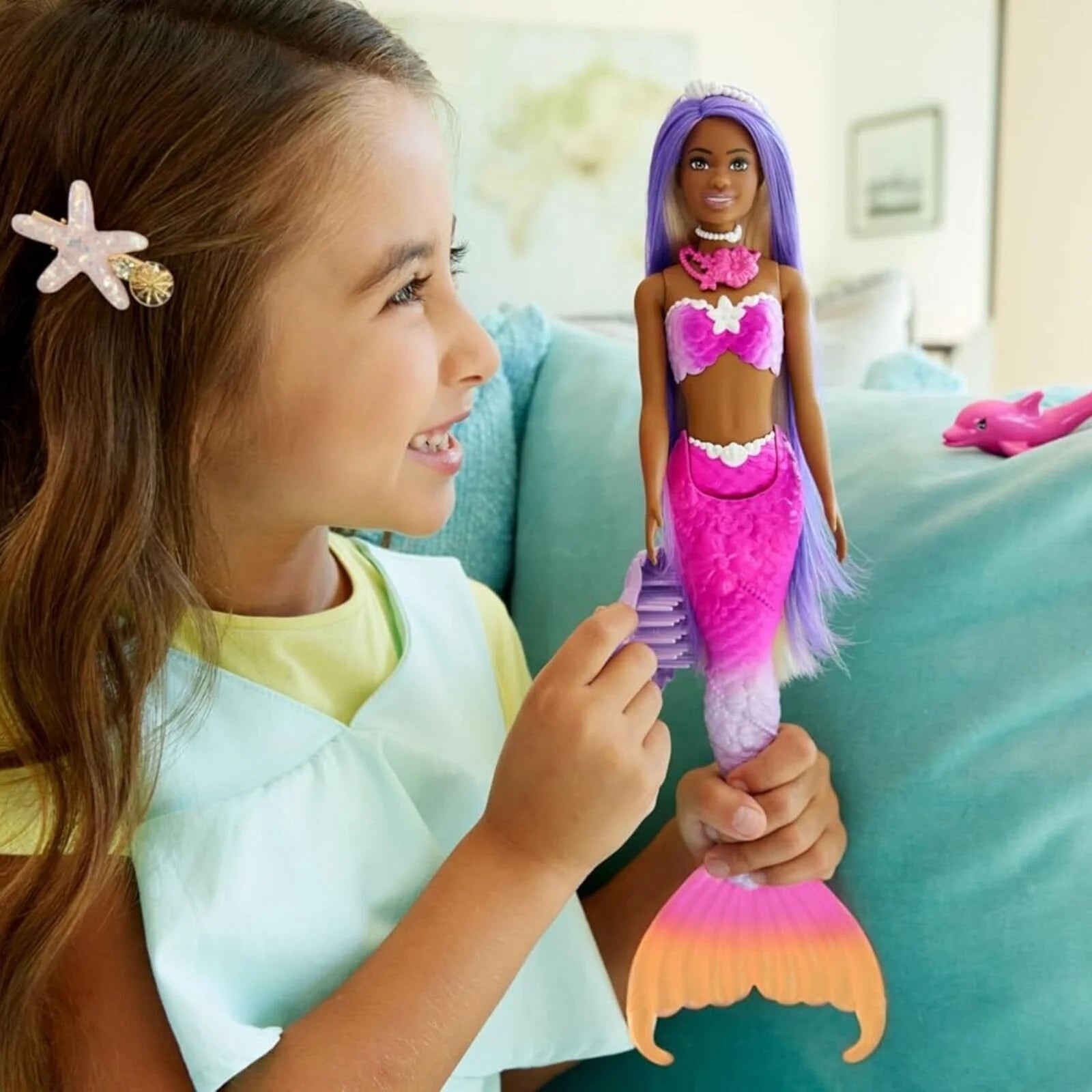Barbie "Brooklyn" Colour Change Mermaid Doll - ebebek - Black Friday