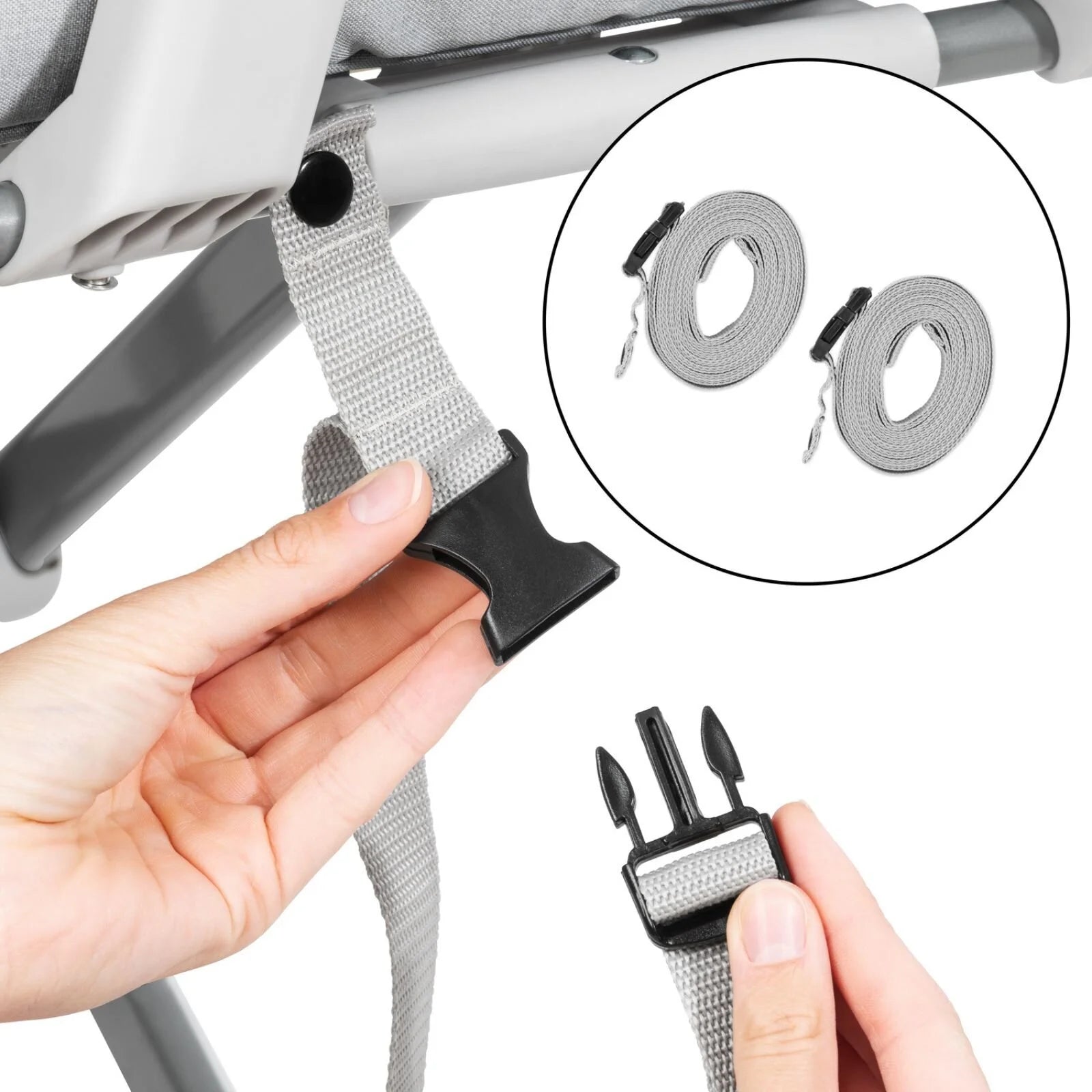 Hauck Face to Me 2 Bedside Crib - Melange Grey - ebebek - Black Friday