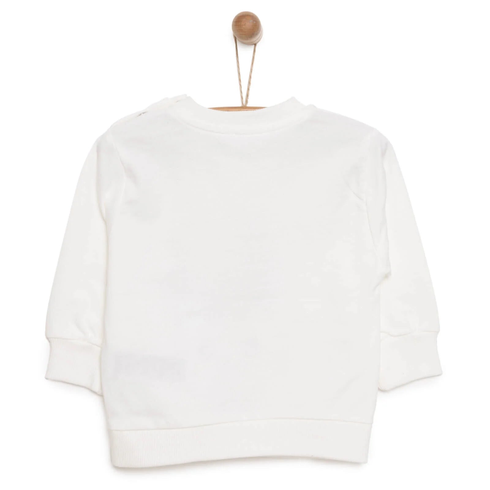 HelloBaby Baby Girl Rabbit Printed Sweatshirt - Ecru - ebebek - Black Friday