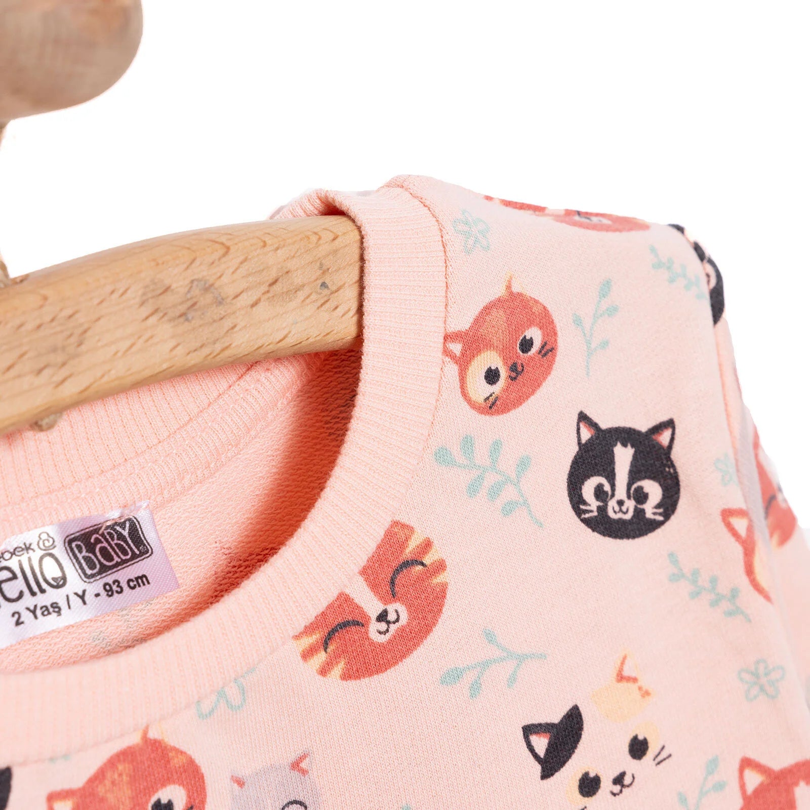 HelloBaby Basic Cat Sweatshirt - Printed - ebebek - Black Friday