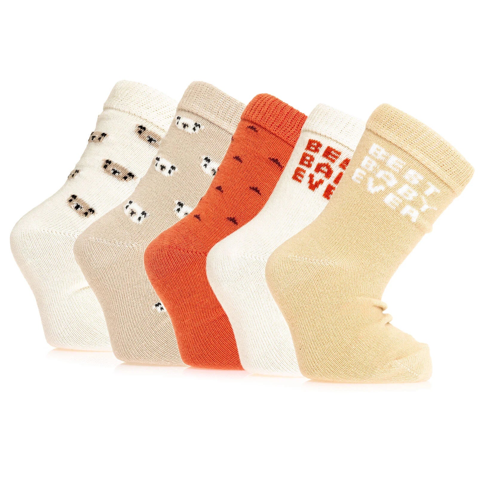 HelloBaby Baby Girl Pack of 5 Socks - Beige - ebebek - Black Friday