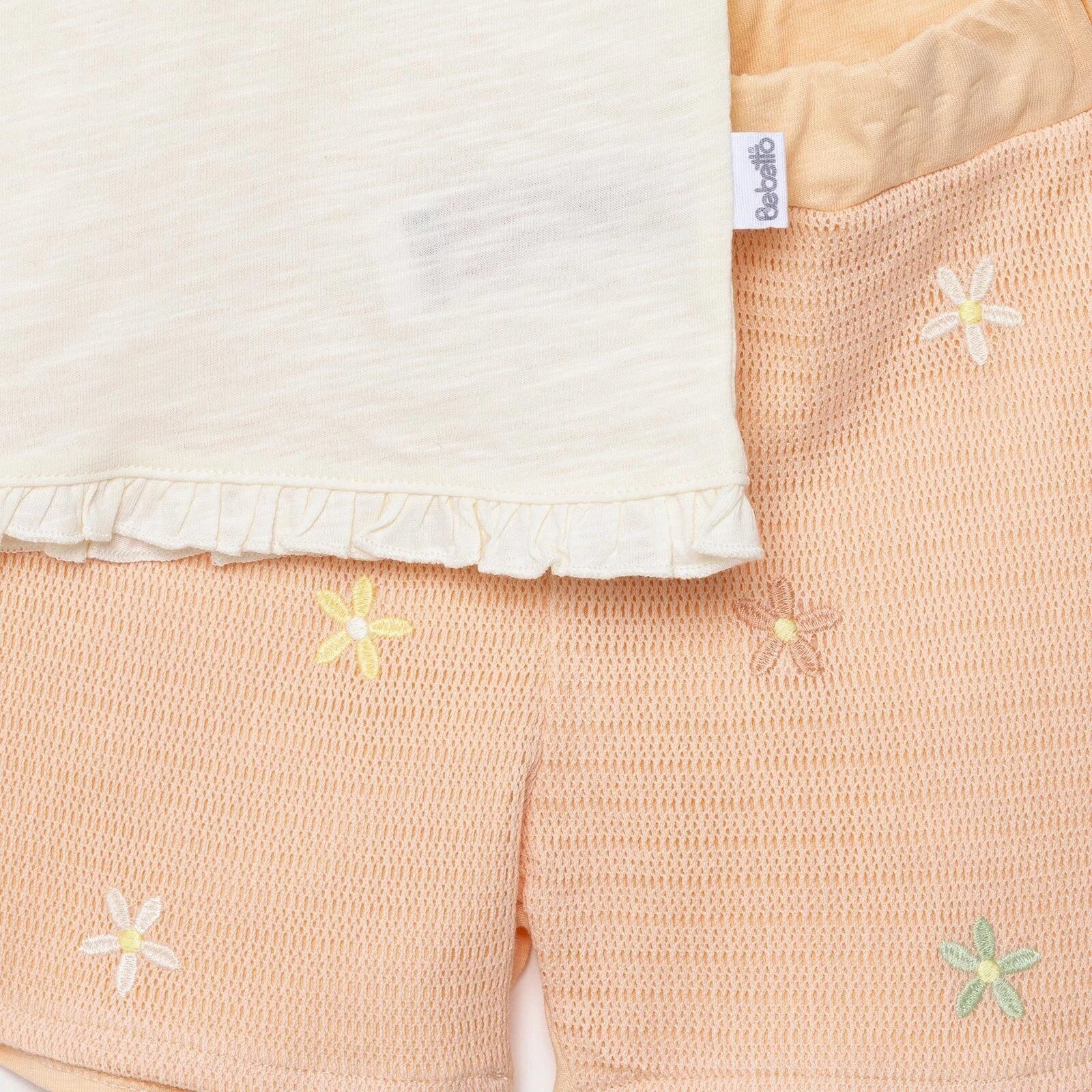 Bebetto Cute Fairy Girl Tshirt - Short - Ecru - ebebek - Black Friday