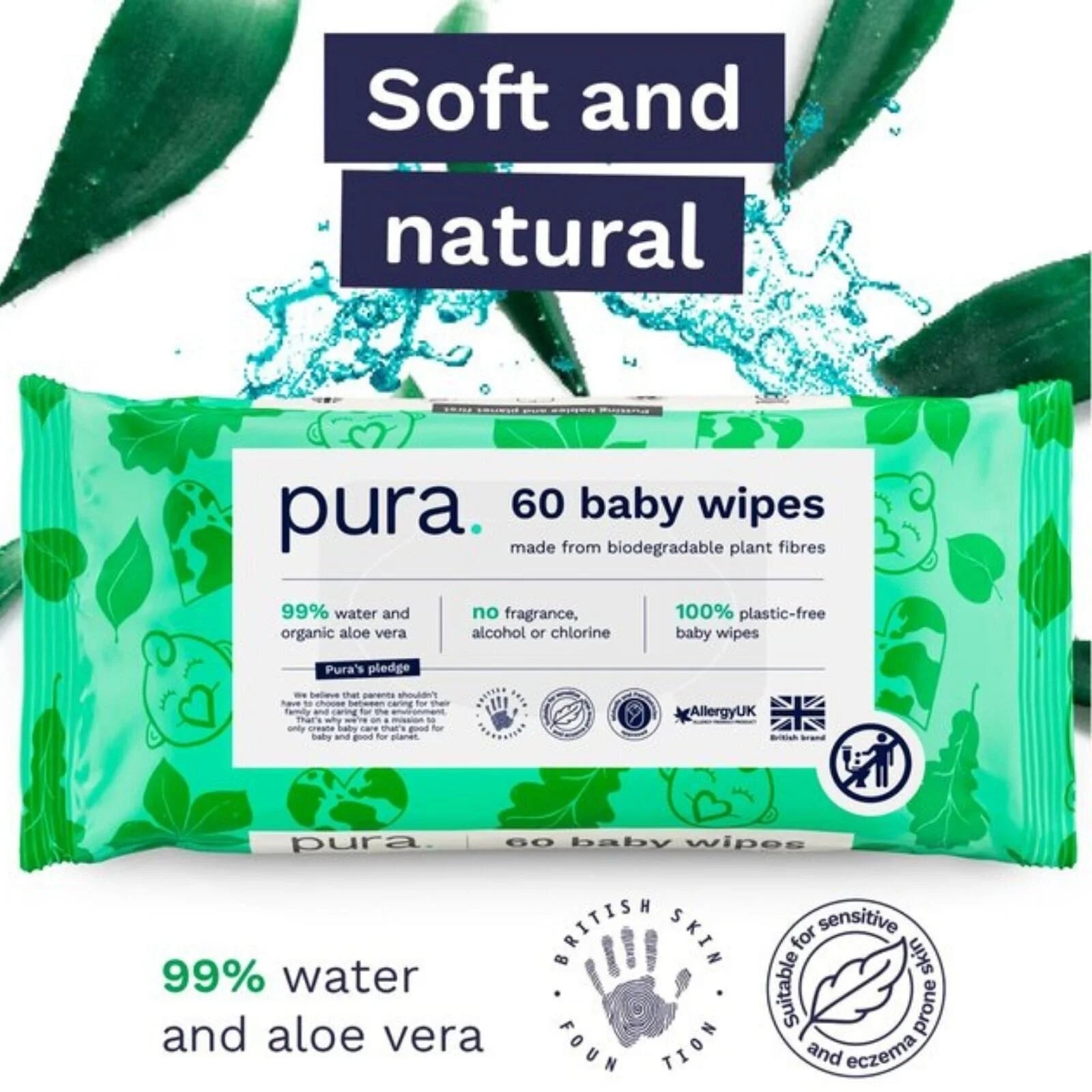 Pura Baby Wipes 3x60 pcs - ebebek - Black Friday