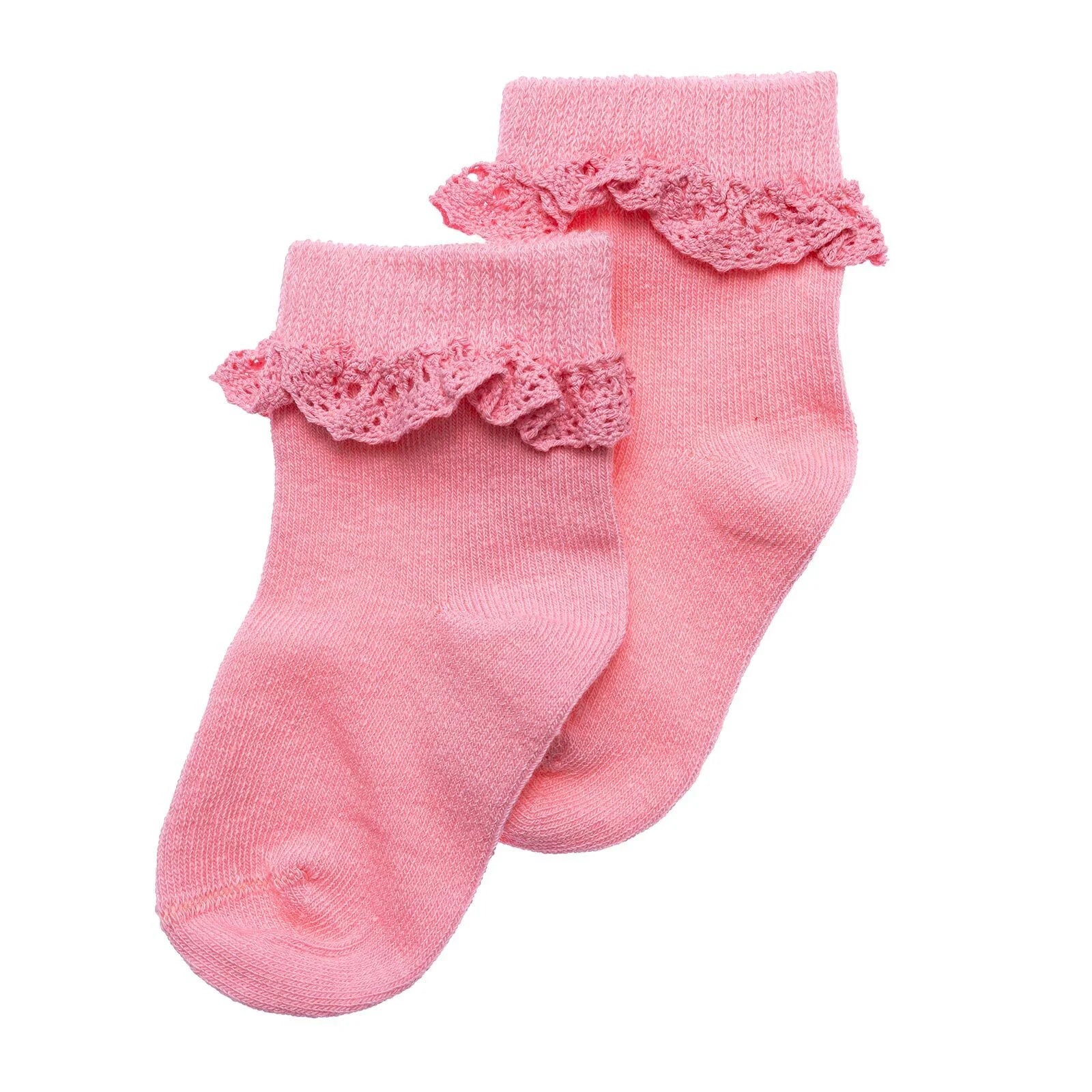 HelloBaby Girl Socks with Lace - Pink - ebebek - Black Friday