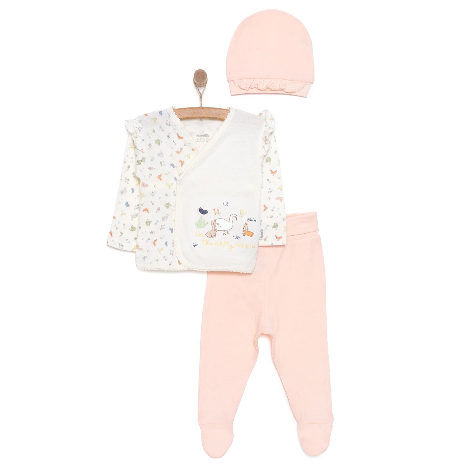 Bebetto Newborn Set 5 pcs - Light Pink - ebebek - Black Friday