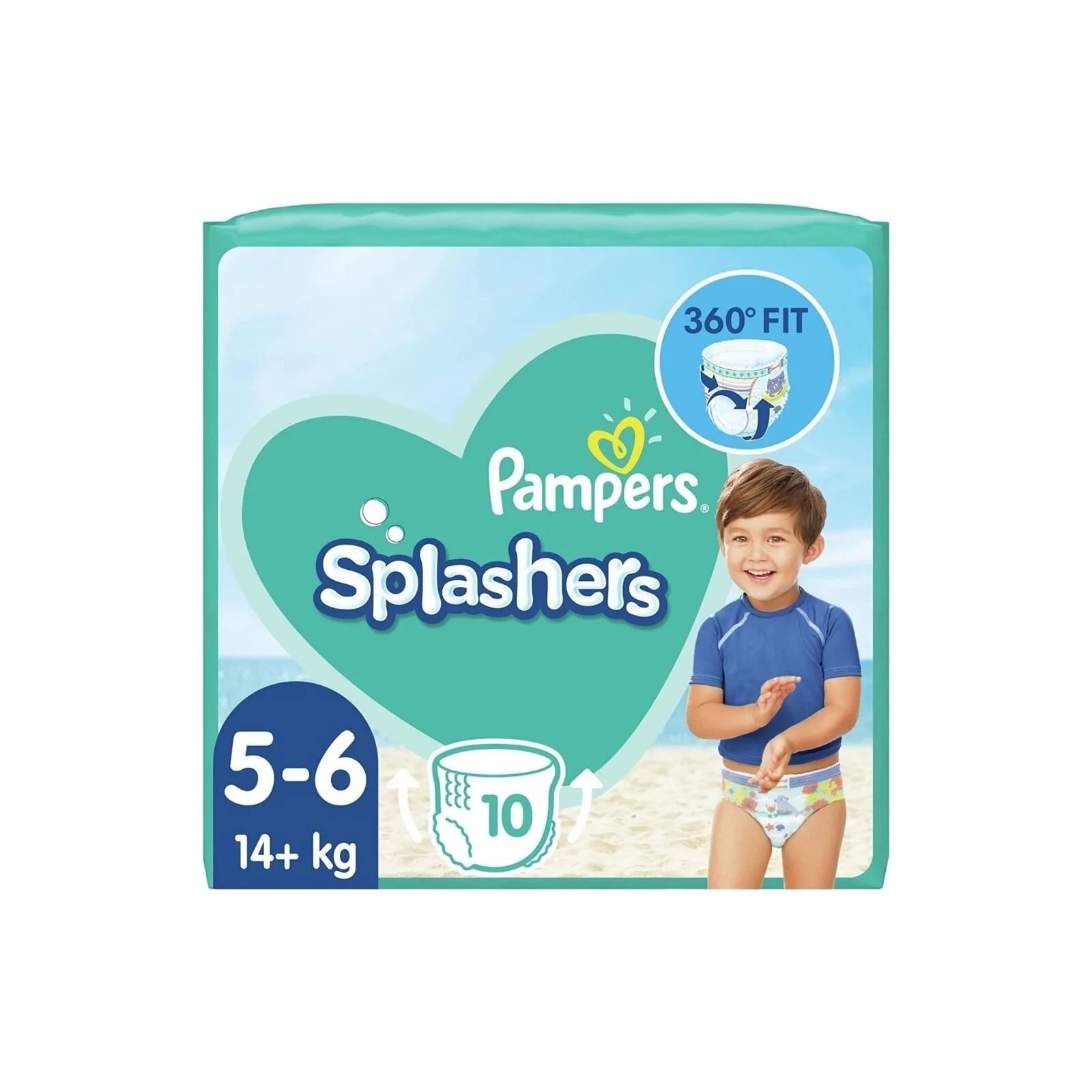 Pampers Splashers Size 5 - 6 - 10 nappies - ebebek - Black Friday