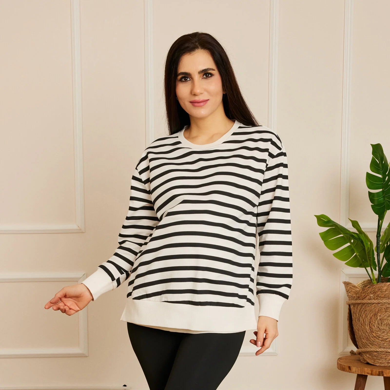 baby mom Maternity Sweatshirt - Ecru - ebebek - Black Friday