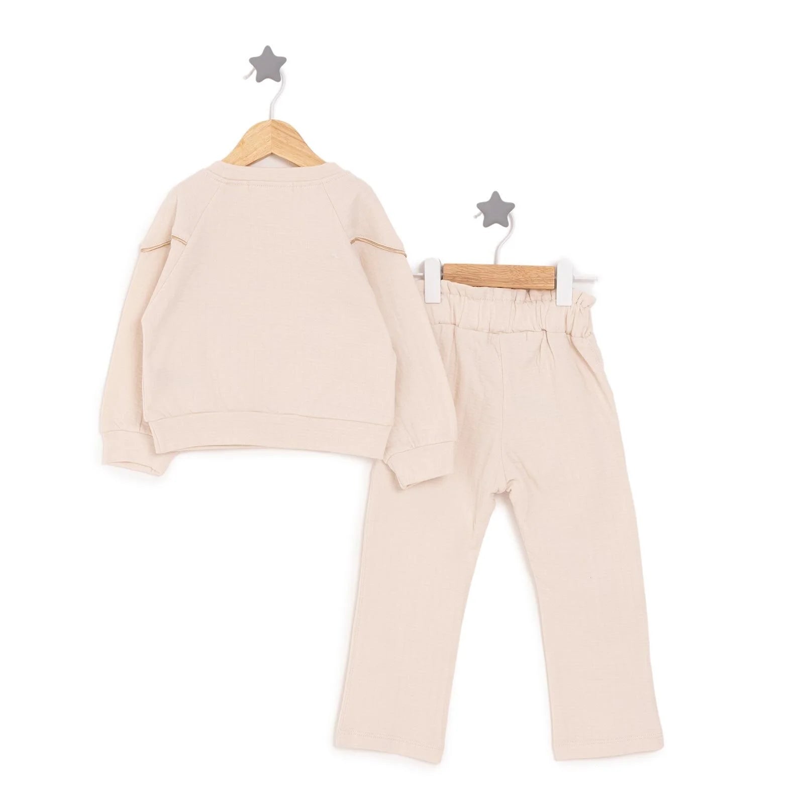 BabyZ Pretty Girl Girl Sweatshirt - Pants - Beige - ebebek - Black Friday