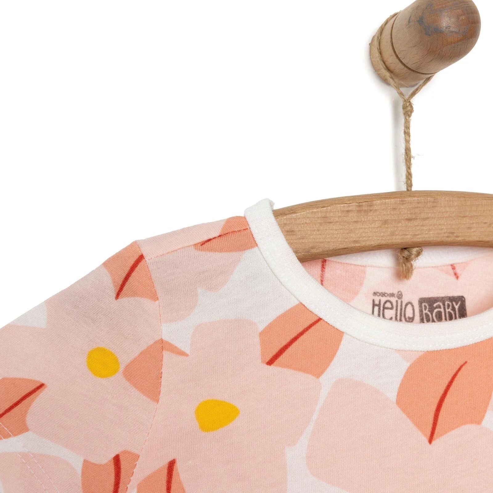 HelloBaby Baby Girl Short Sleeve Pyjamas Set - Ecru - ebebek - Black Friday